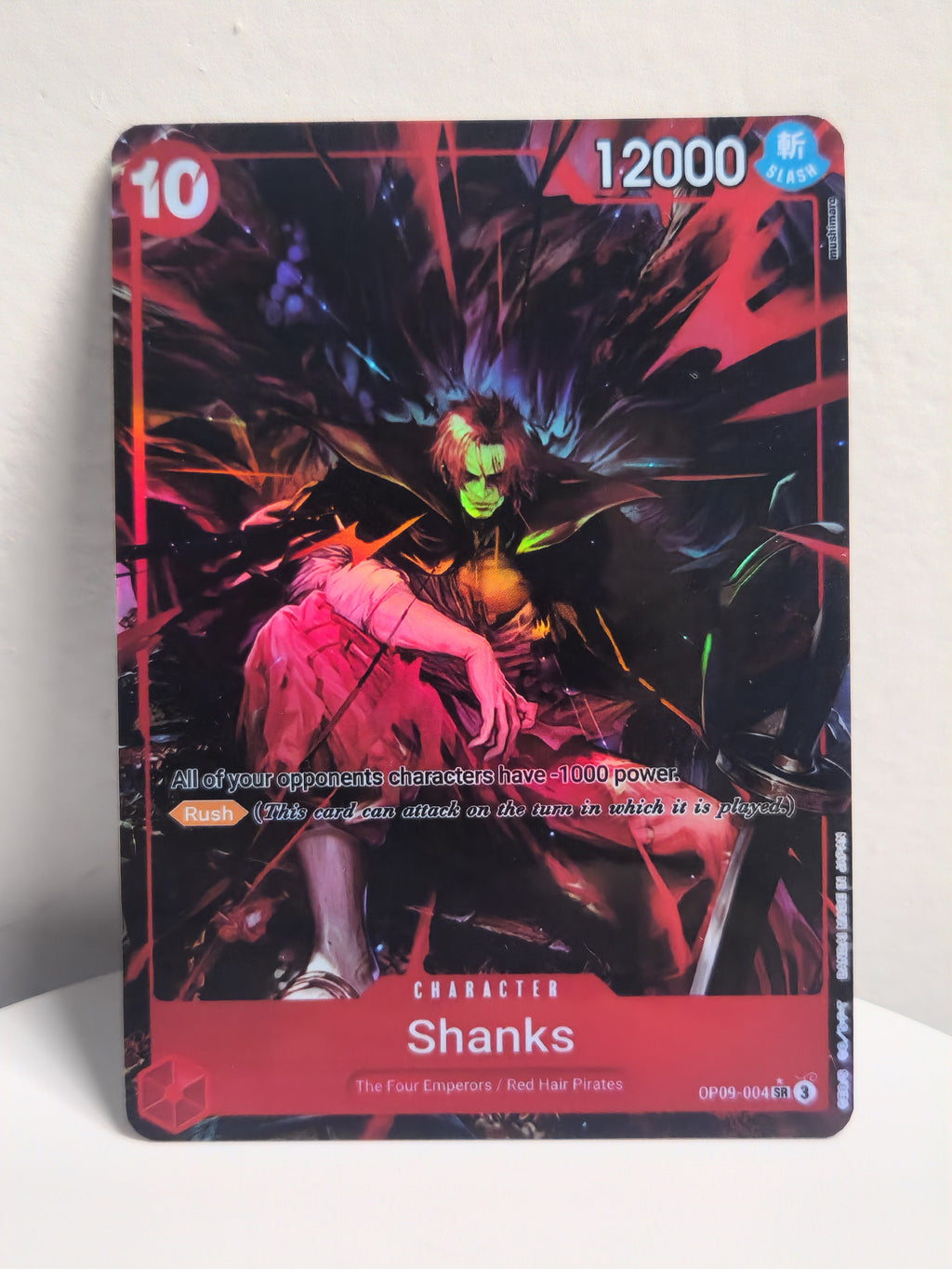 Shanks alt art op09-004 One Piece Proxy