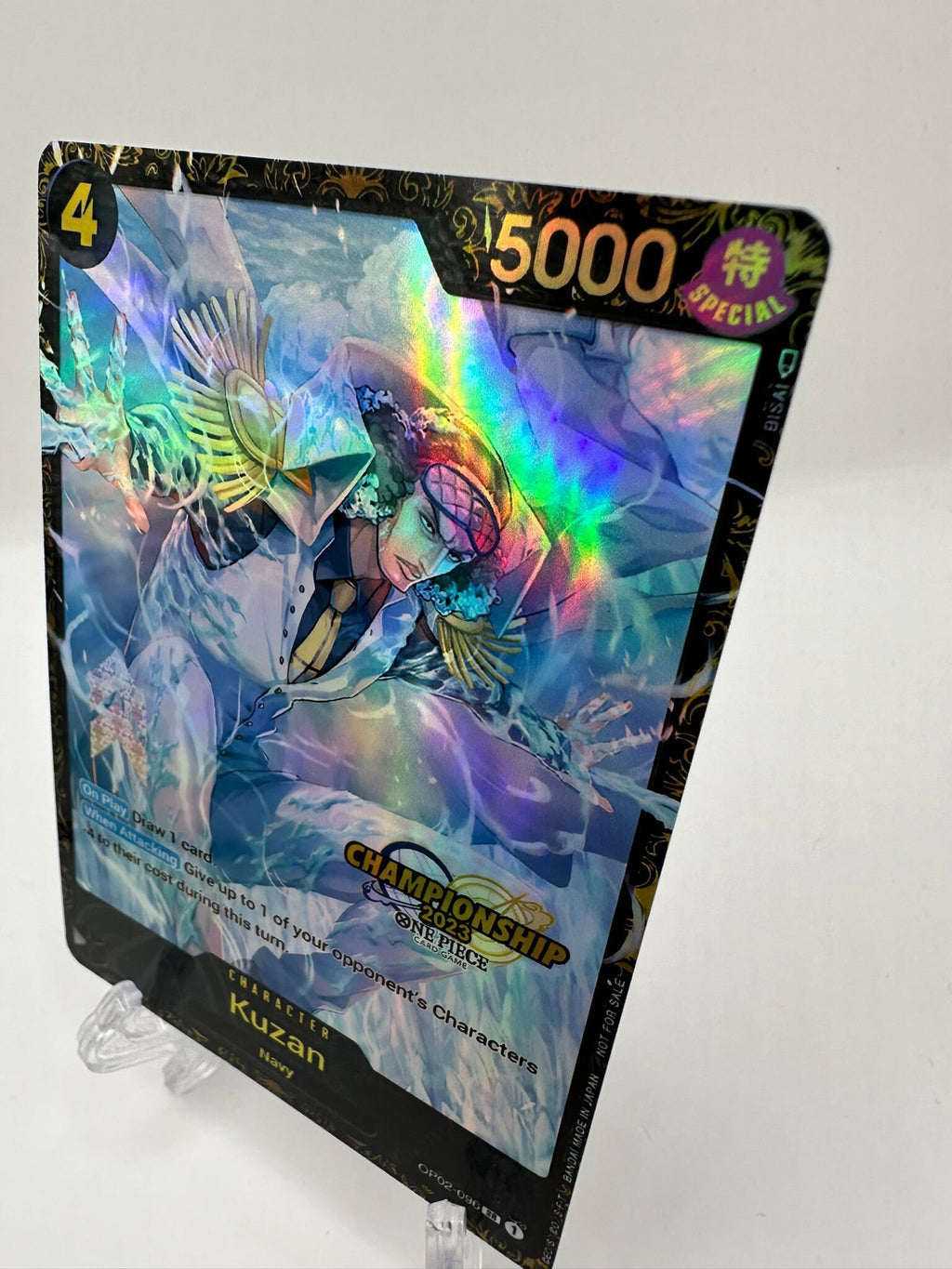 Kuzan Championship alt art op02-096 One Piece Proxy Card