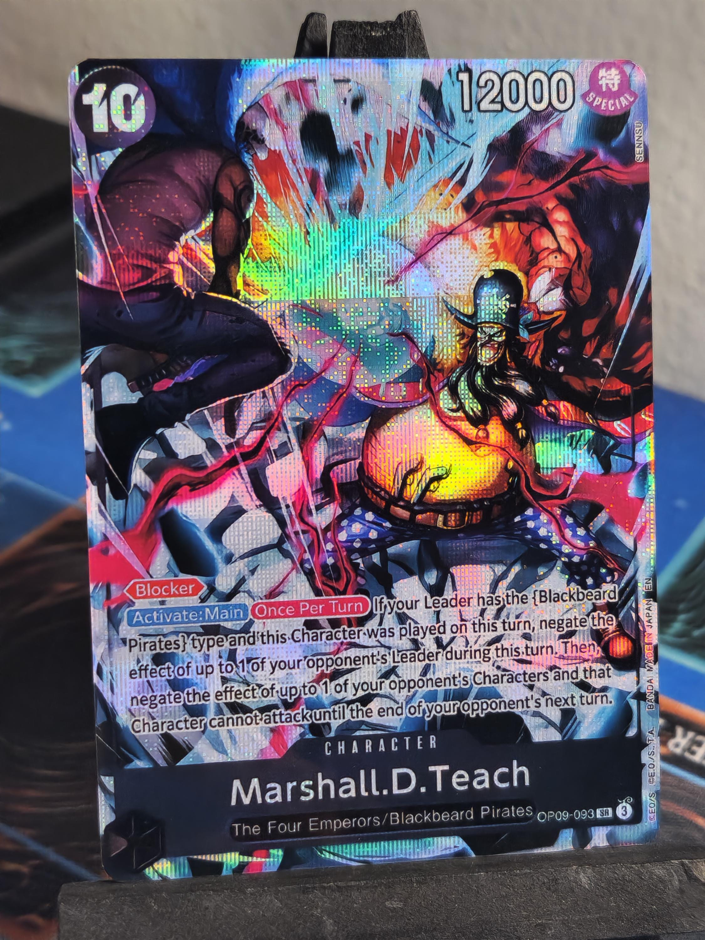 Marshall D Teach 2nd Anniversary alt art op09-093 One Piece Proxy
