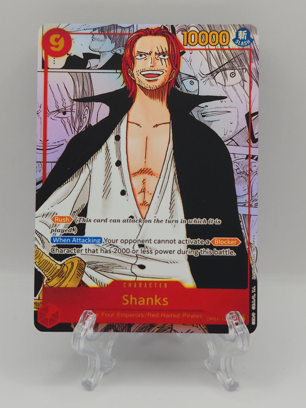 Shanks Manga Art op01-120 One Piece Proxy