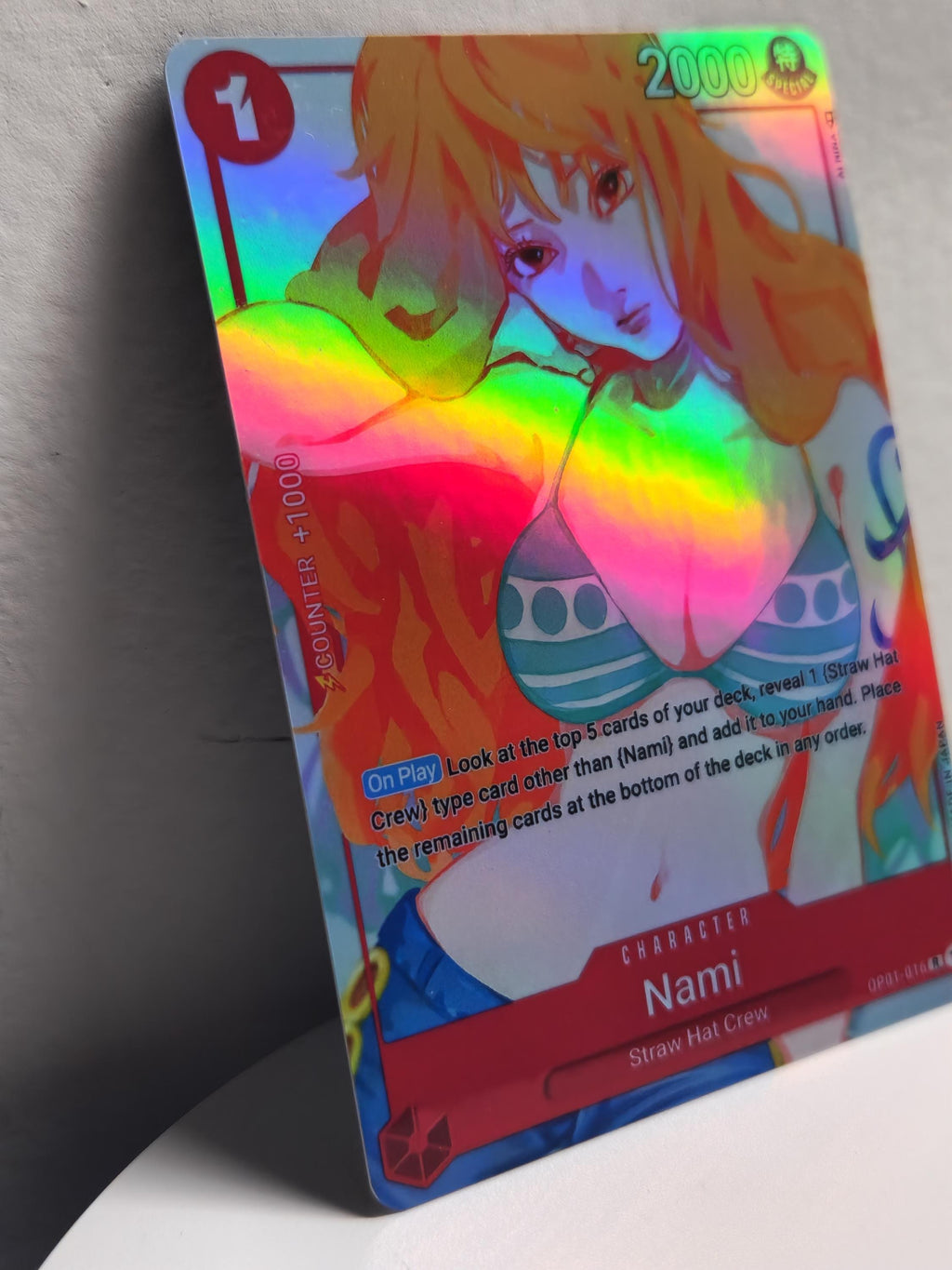 Nami Asia Only alt art op01-016 One Piece Proxy