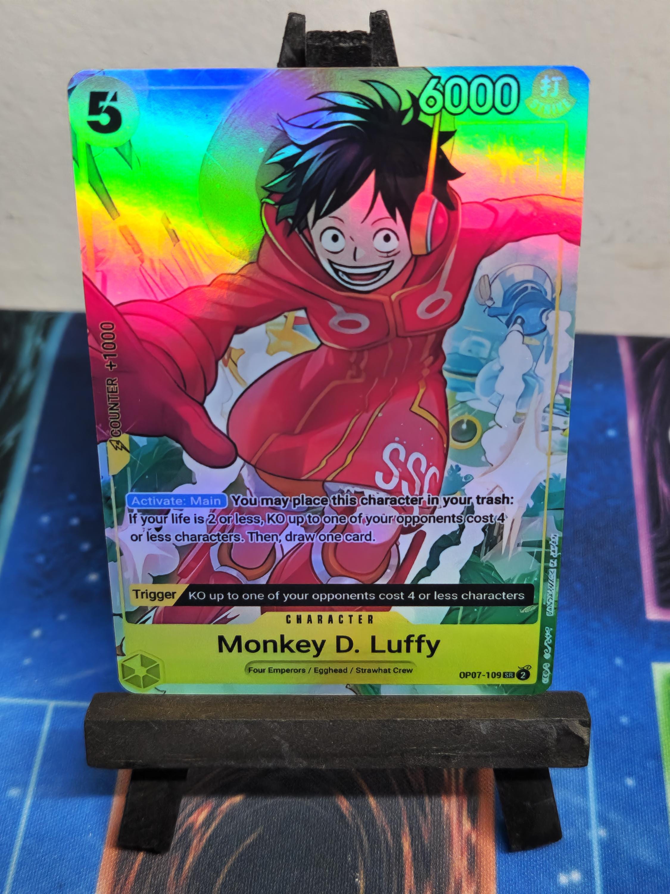 Monkey d luffy alt art  op07-109 One Piece proxy
