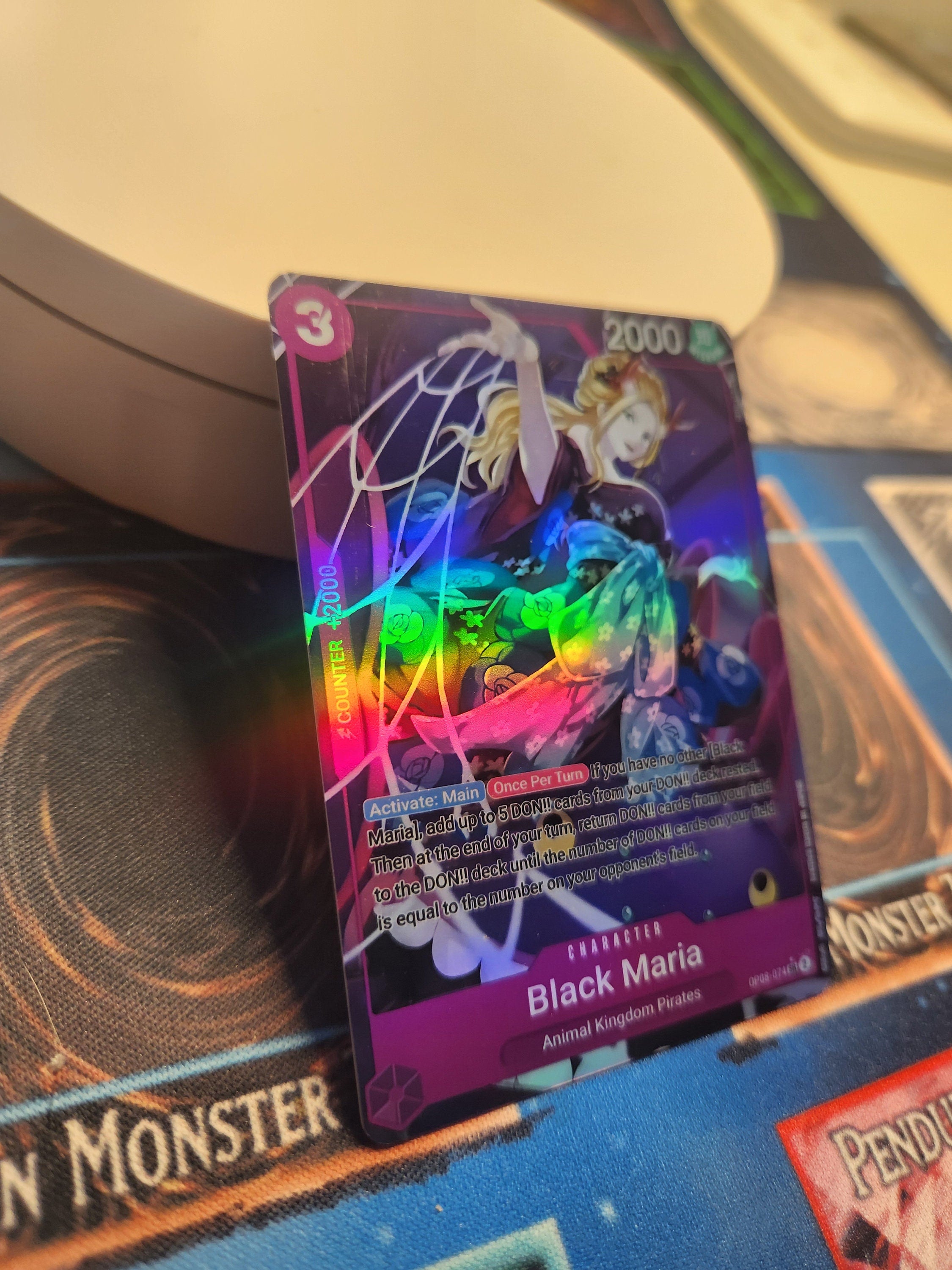 One Piece Black Maria alt art op08-074 proxy