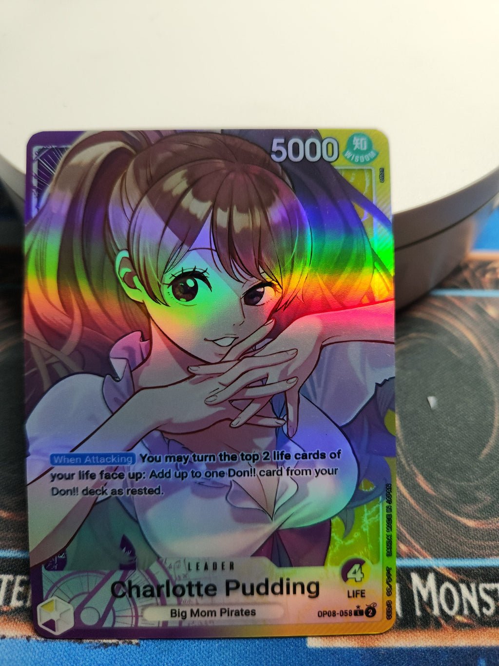 One Piece Charlotte Pudding Leader op08-058 proxy