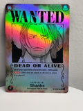 Shanks Wanted Poster SP op09-004 One Piece Proxy