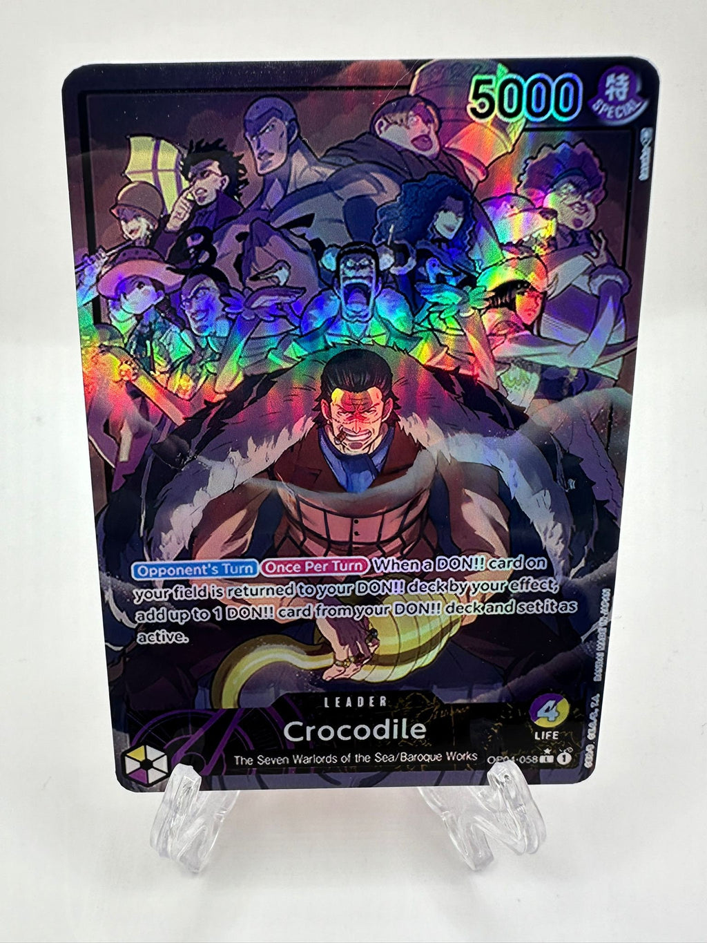 Crocodile alt art OP04-058/proxy