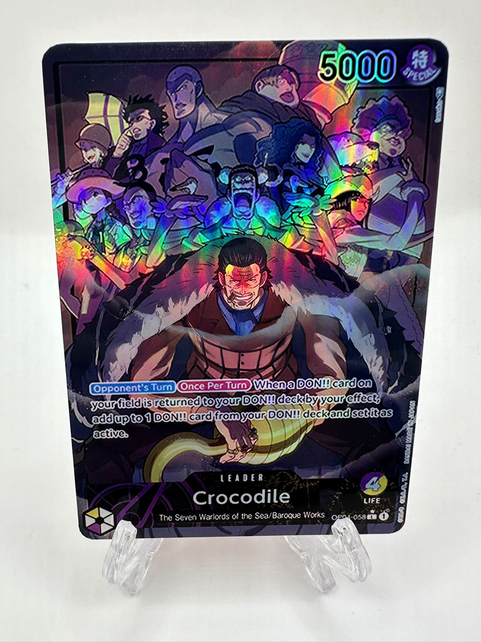 Crocodile alt art OP04-058/proxy