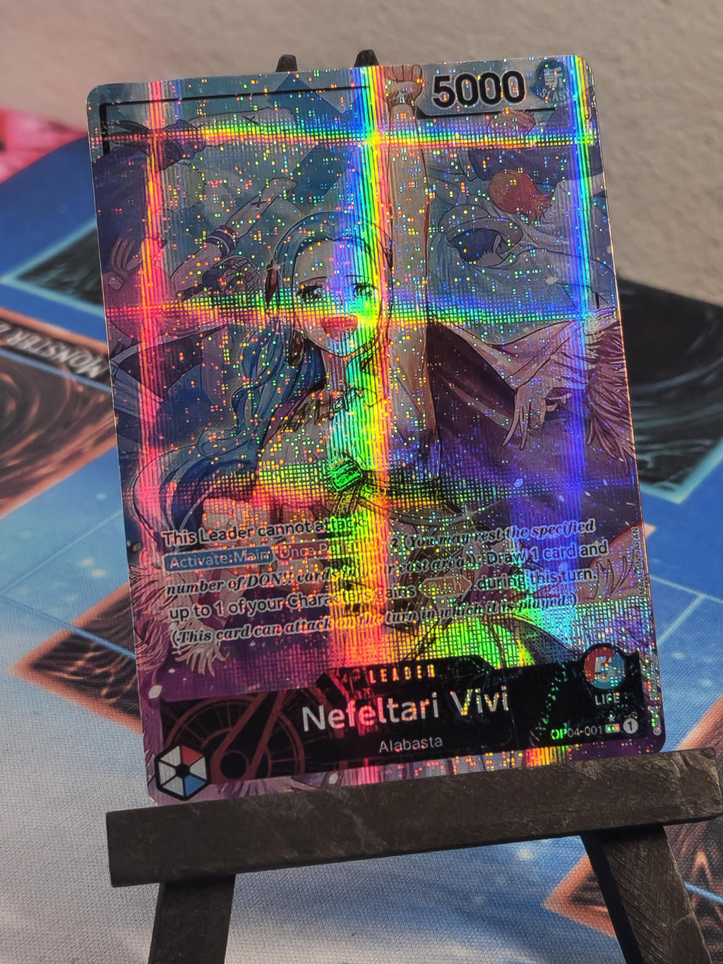 Nefeltari Vivi  Leader alt art op04-001 One Piece Proxy