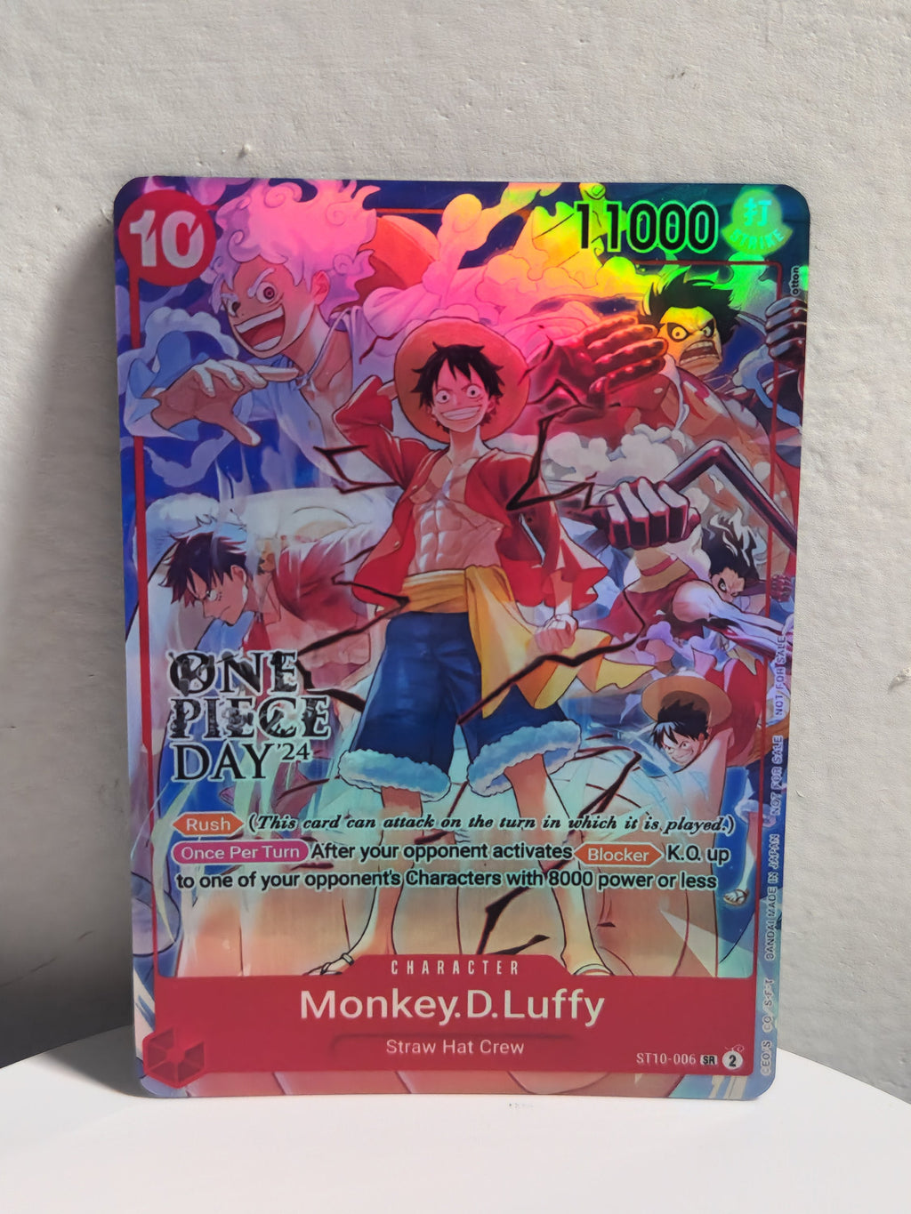 Monkey D Luffy Promo St10-006 One Piece Proxy Card