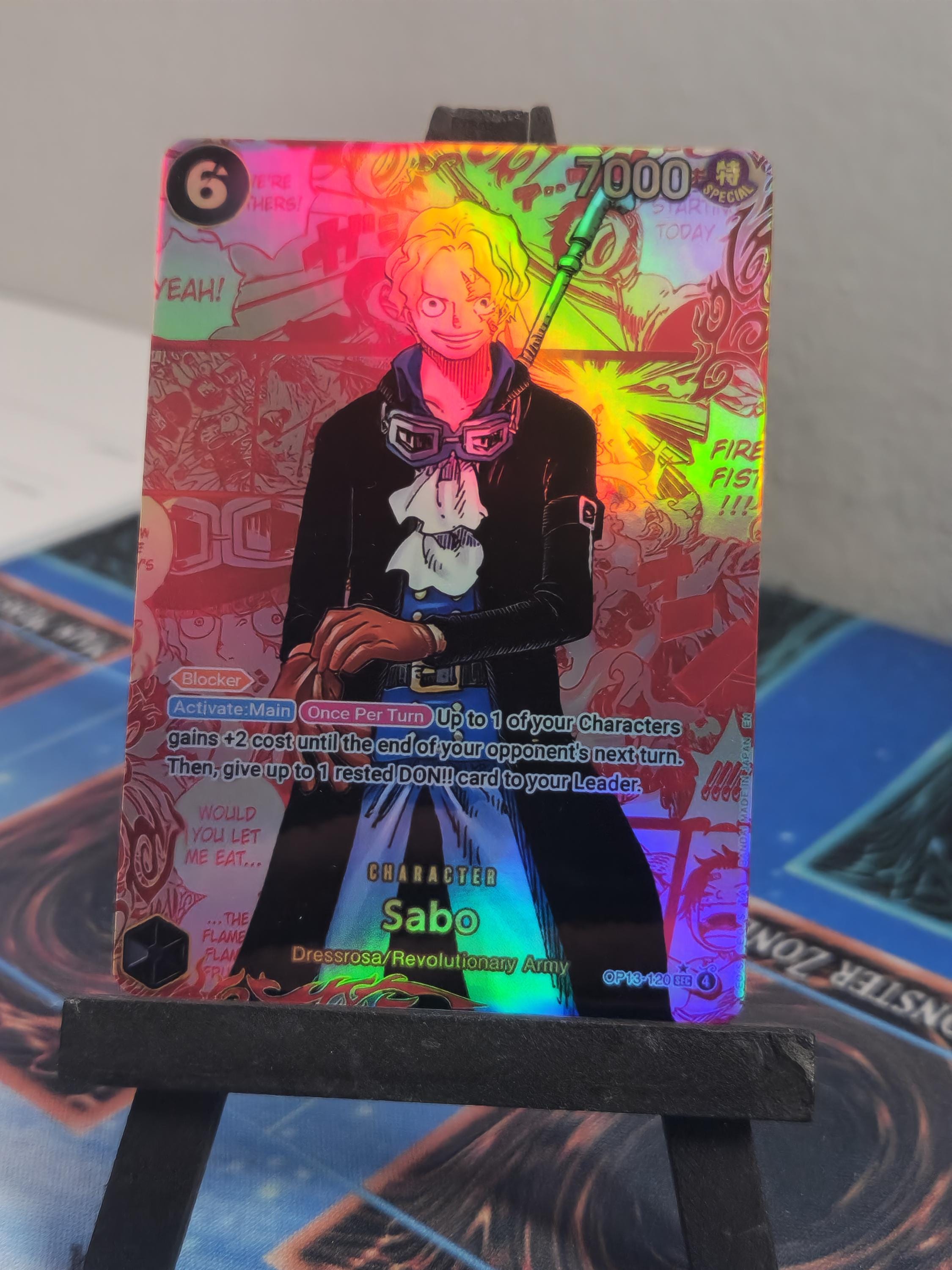 Sabo manga red alt art op13-120 One Piece Proxy op13