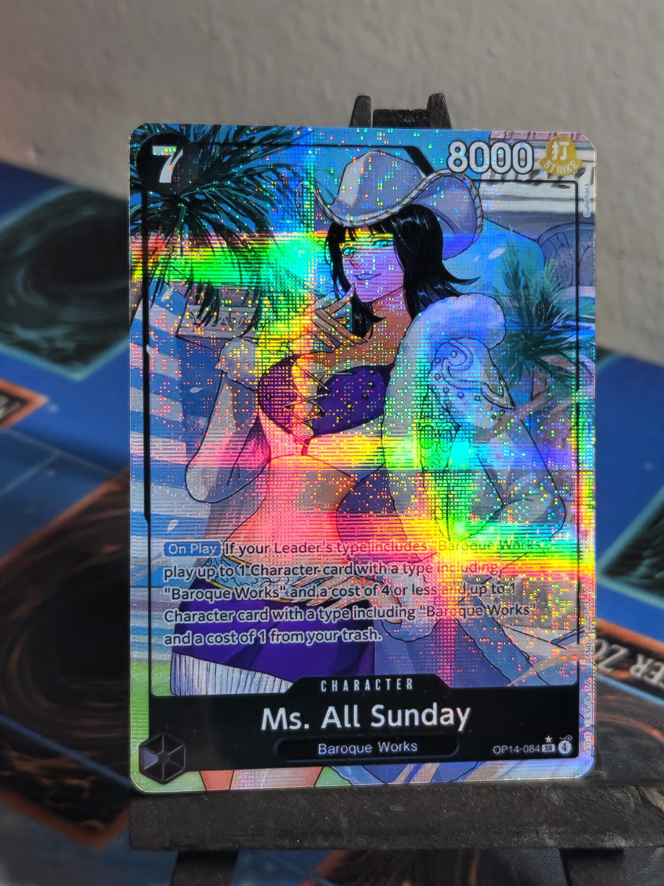Ms. All Sunday alt art op14-084 One Piece proxy