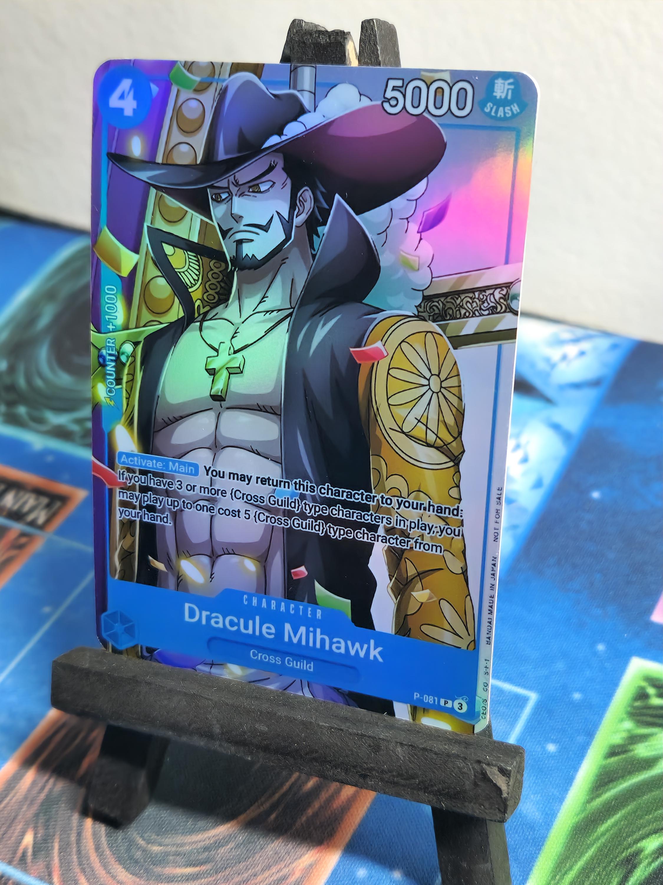 Dracule Mihawk promo  P-081 One Piece Proxy