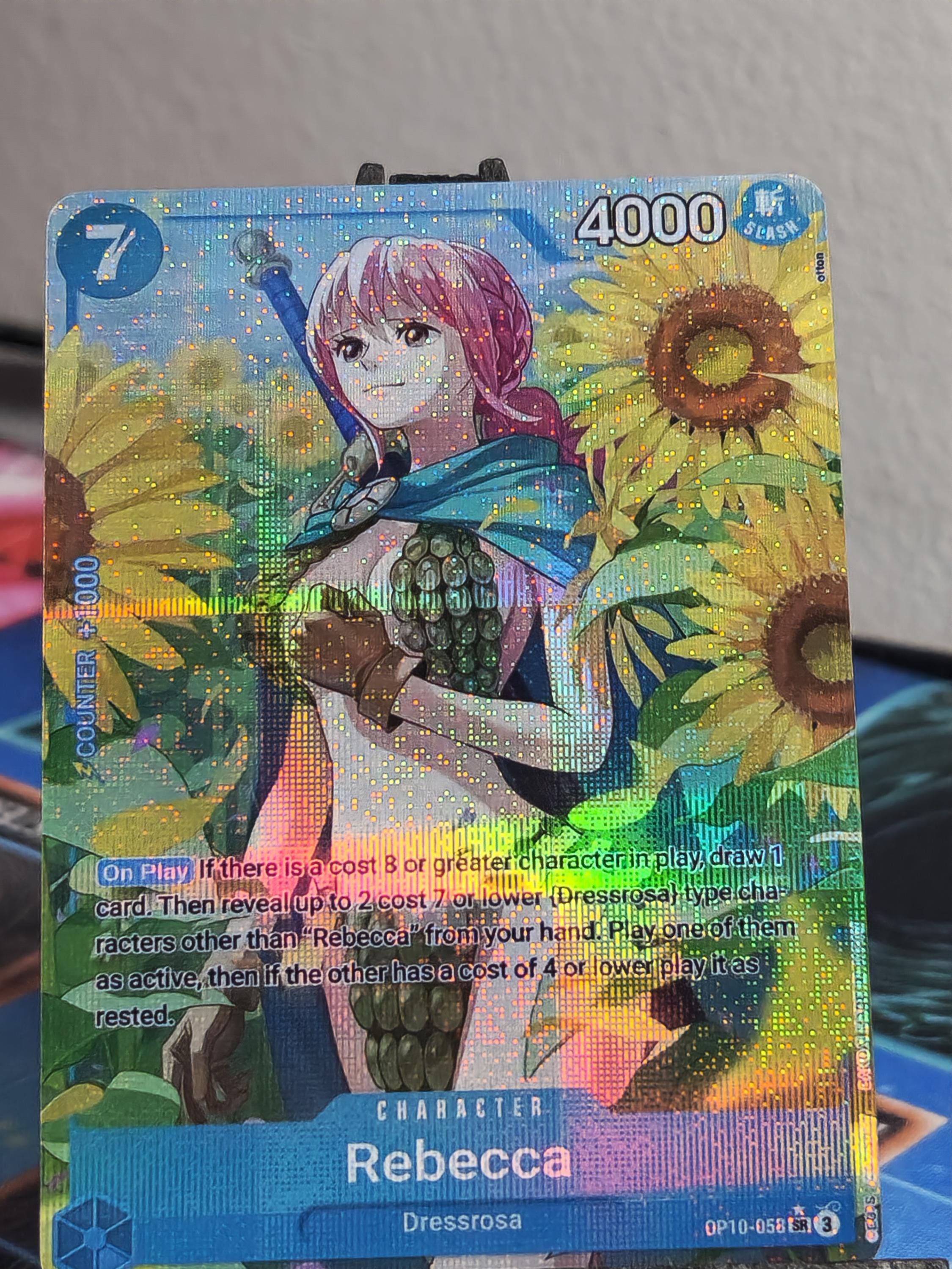 Rebecca alt art OP10-058 One Piece Proxy Card