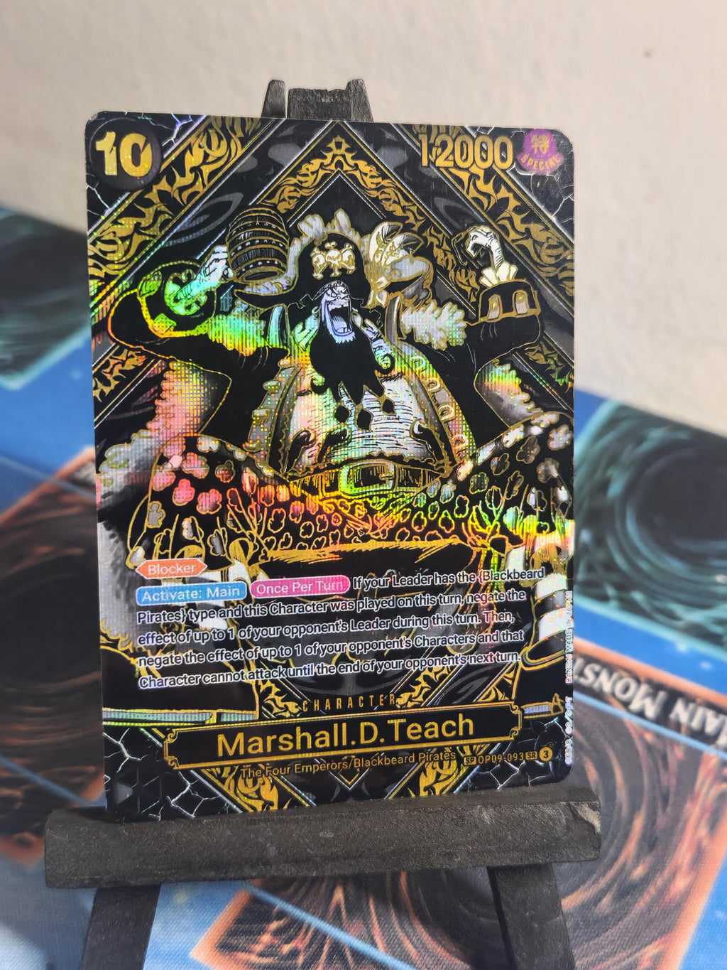 Marshall D Teach SP black and gold alt art op09-093 One Piece Proxy