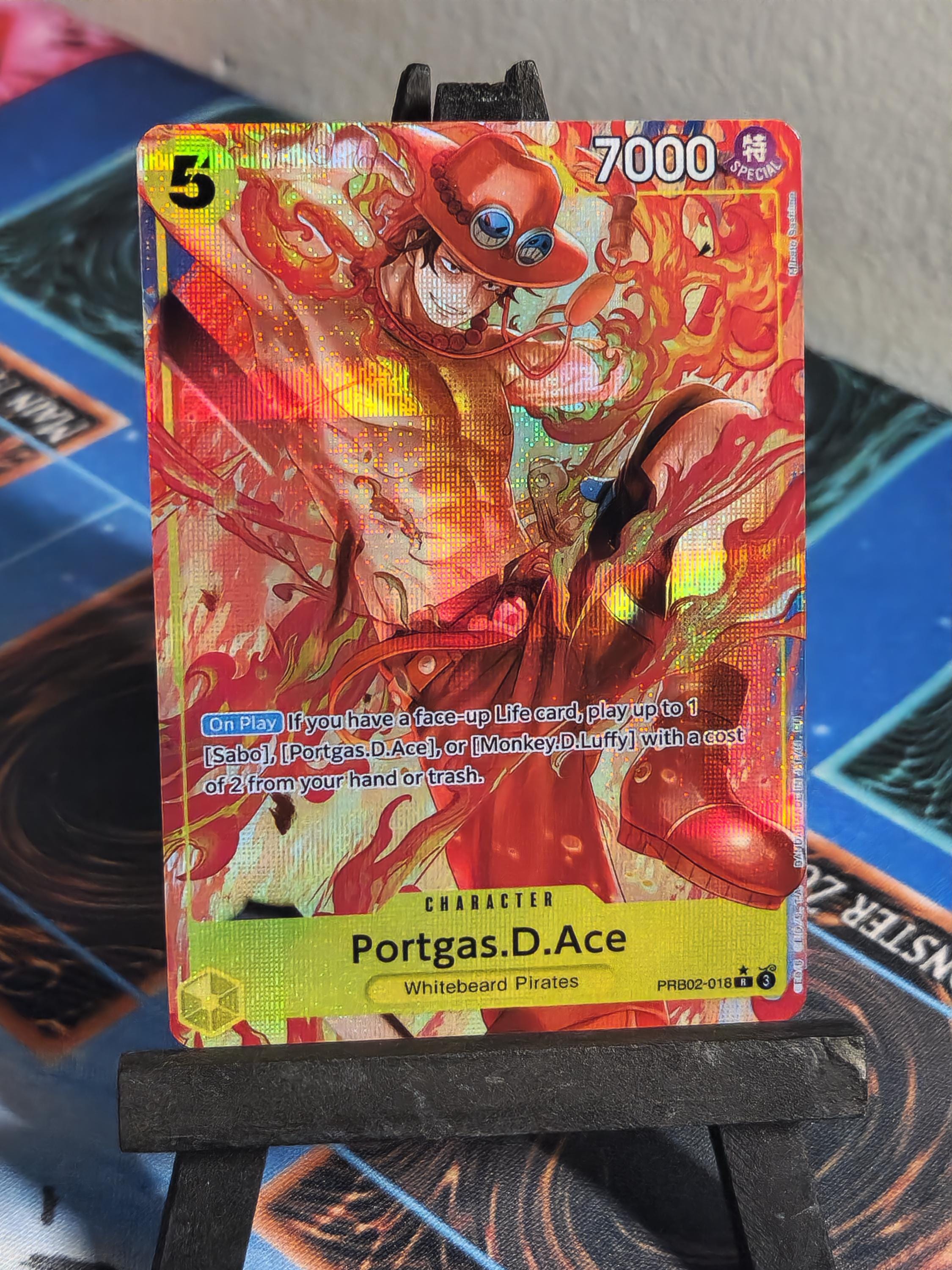 Portgas D Ace alt art PRB02-018 One Piece proxy