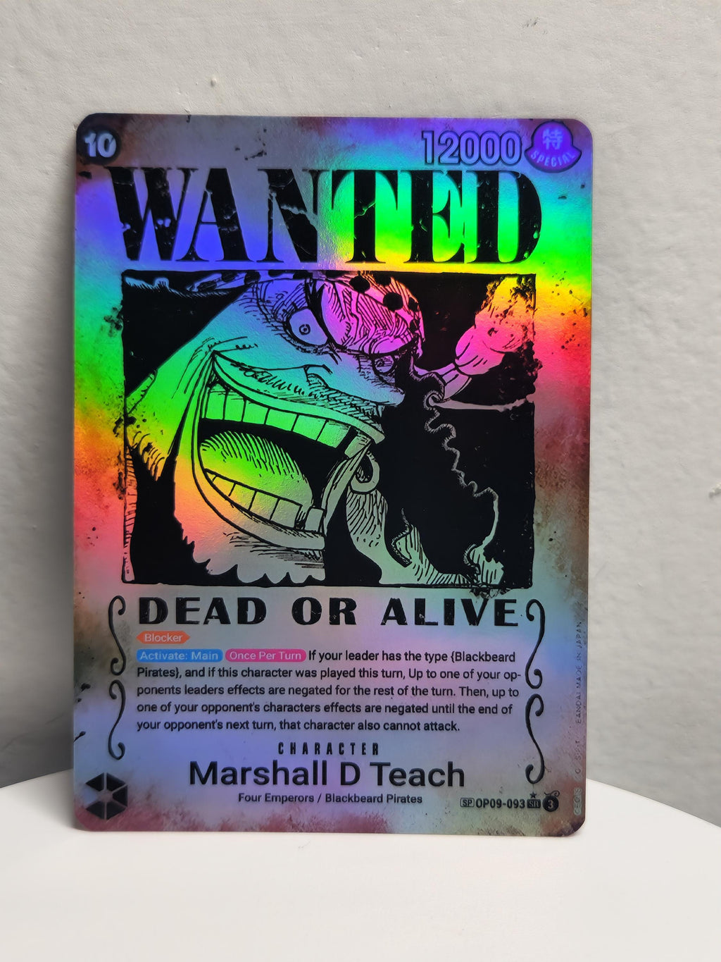 Marshall D Teach Wanted Poster op09-093 One Piece Proxy