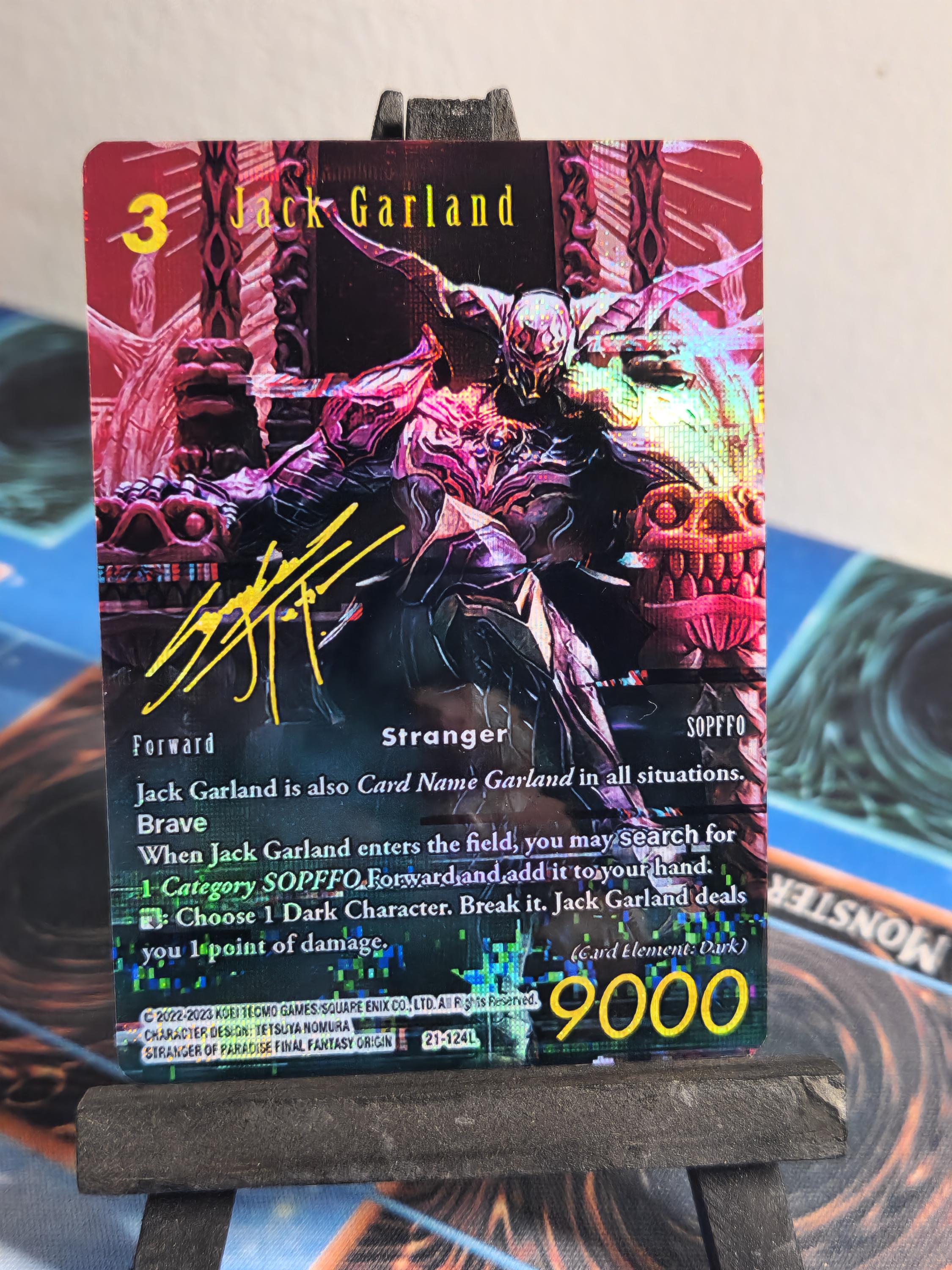 Jack Garland signature alt art 21-124L Final Fantasy proxy