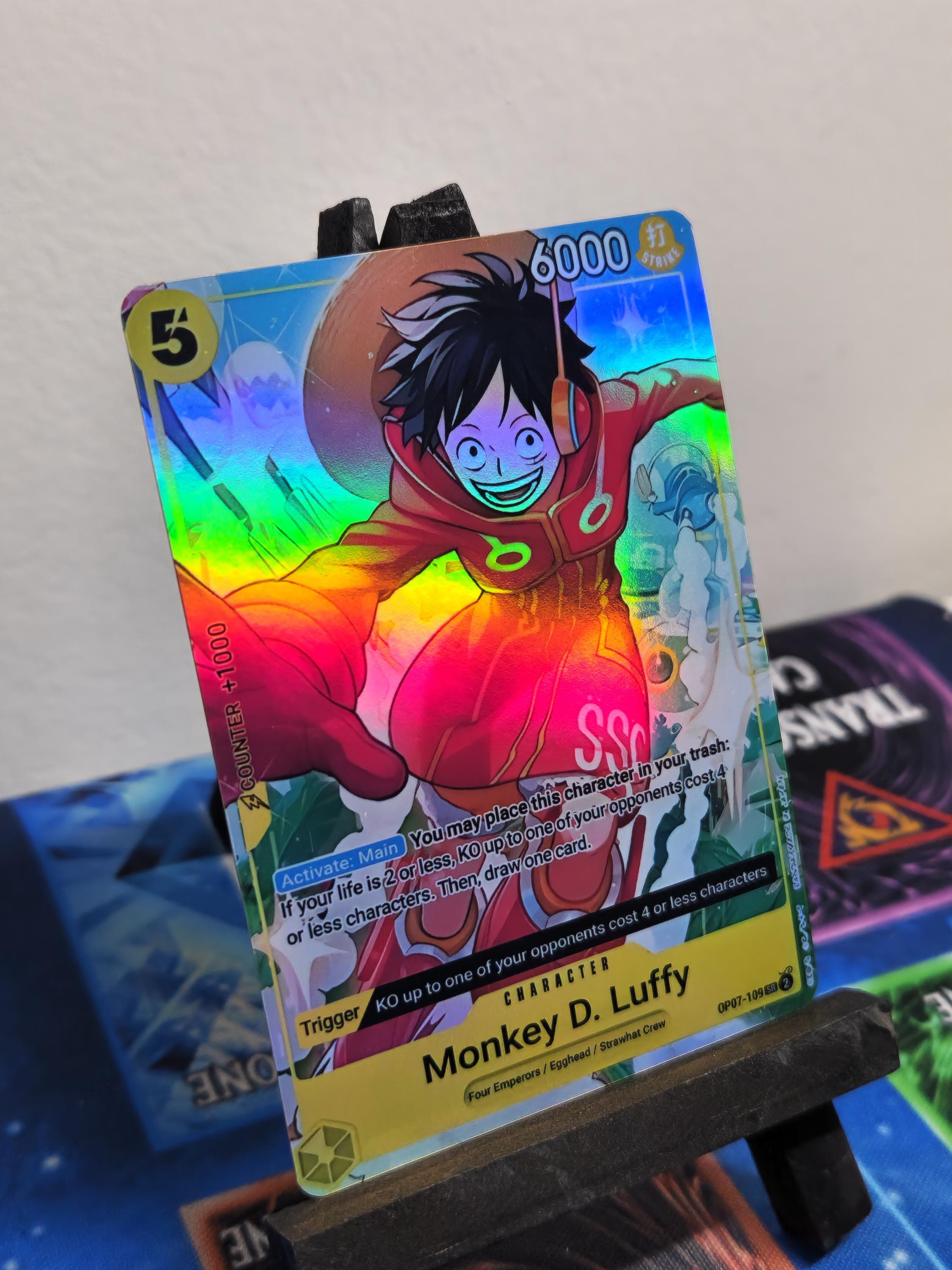 Monkey d luffy alt art  op07-109 One Piece proxy