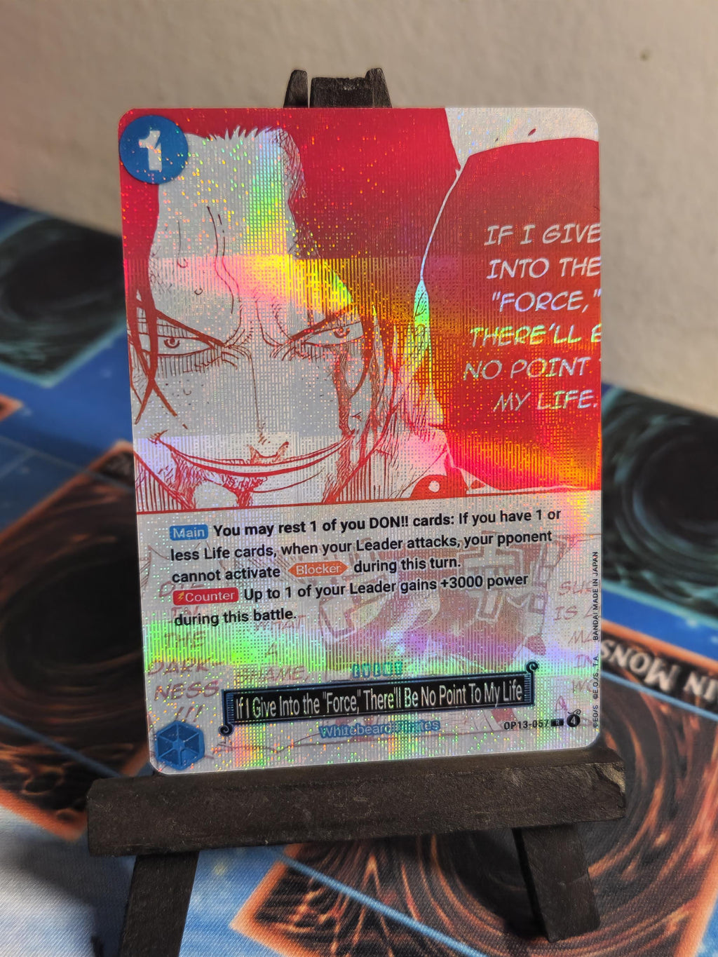 If I Give Into the Force  manga alt art op13-057 One Piece proxy