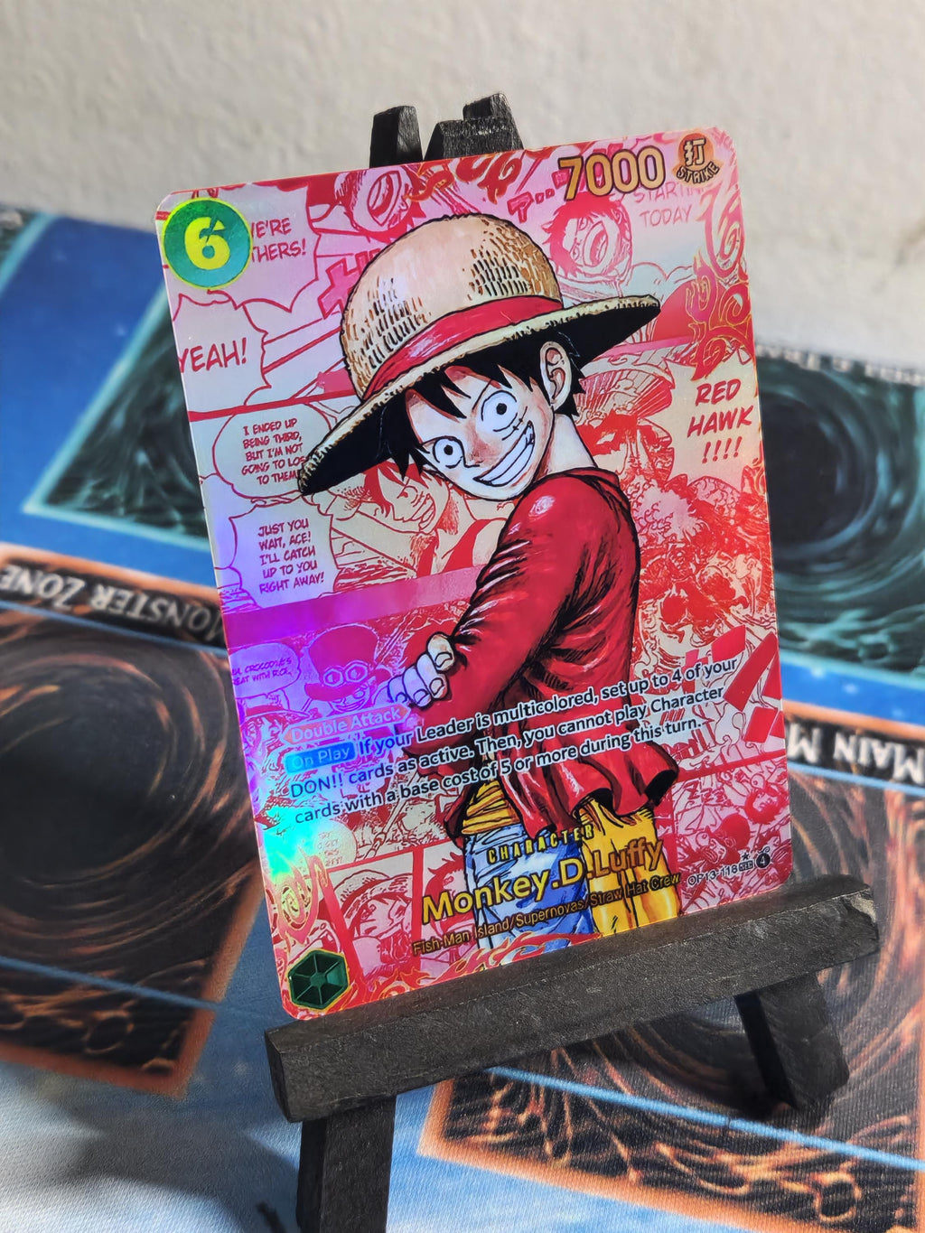 Monkey D Luffy Red Manga OP13-118 One Piece proxy