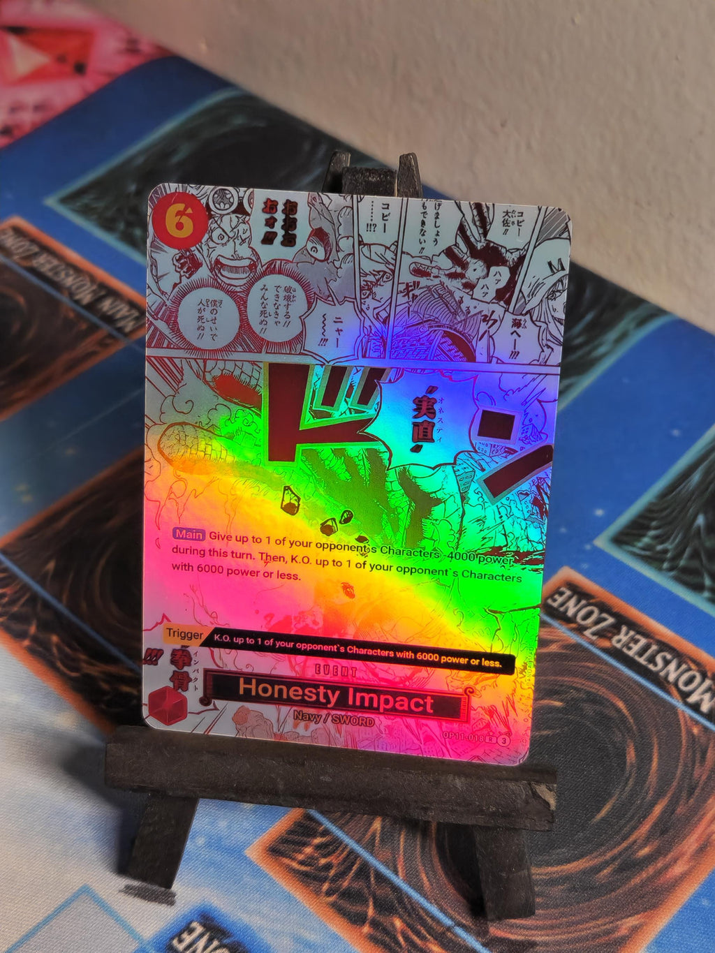 Honesty Impact Alt Art OP11-018 One Piece Proxy