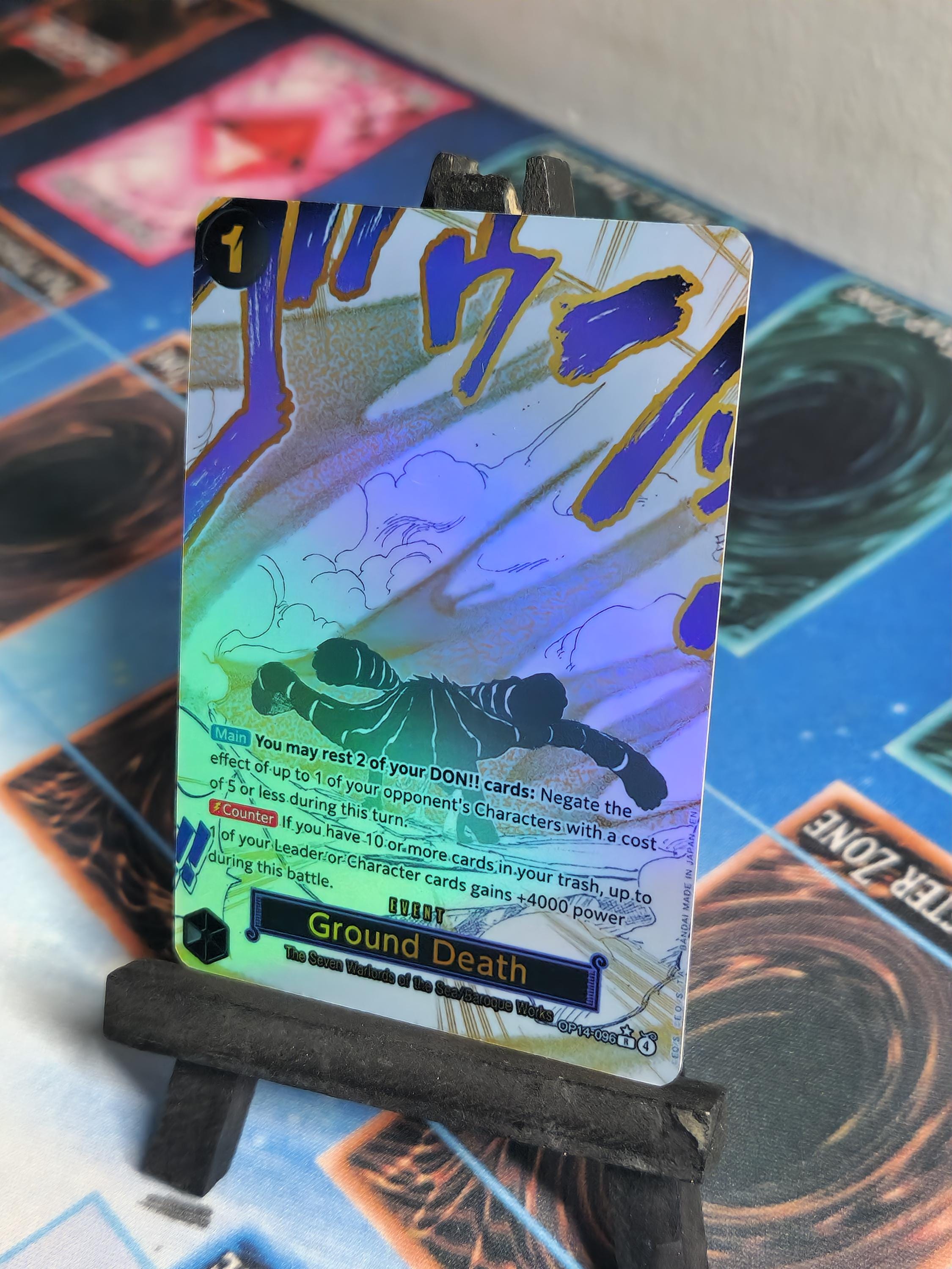 Ground Death alt art op14-096 One Piece proxy