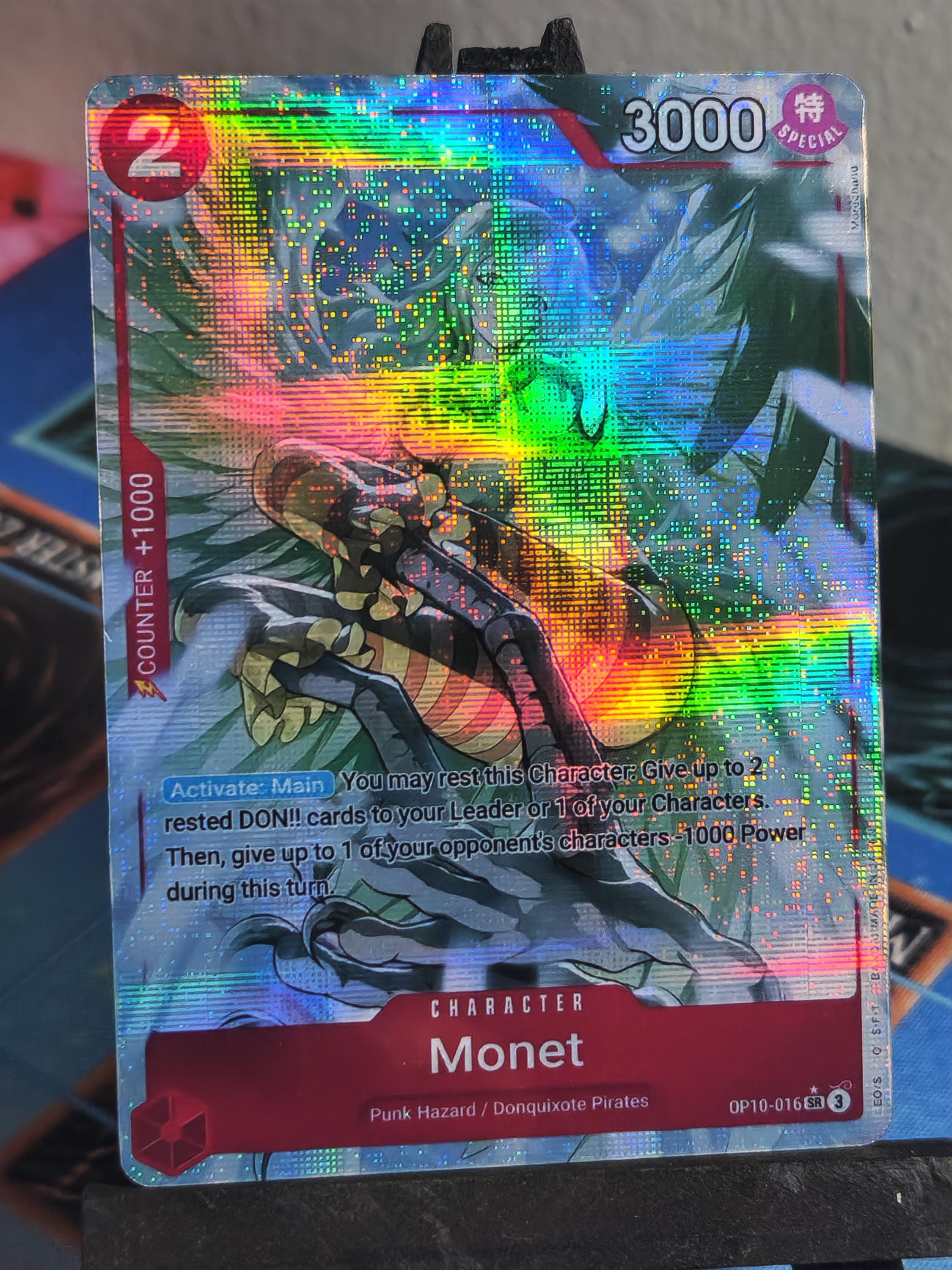 Monet alt art OP10-016 One Piece Proxy card