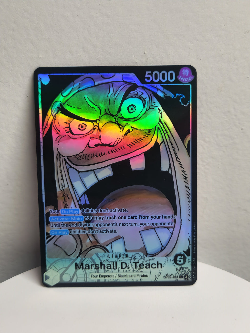 Marshall D Teach Leader  op09-081 One Piece Proxy