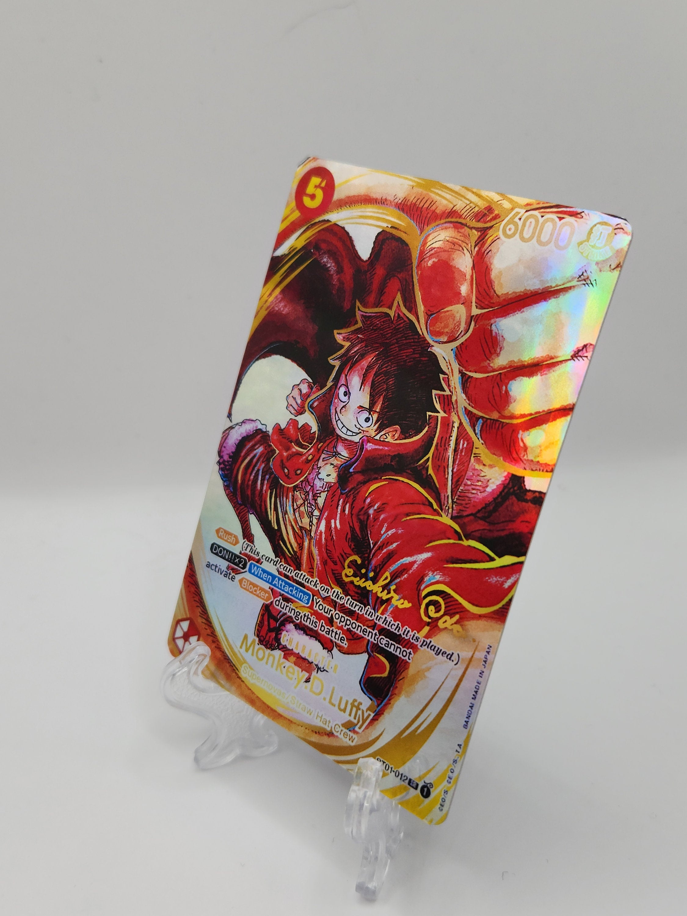 One Piece Monkey d luffy oda alt art st01-012 proxy