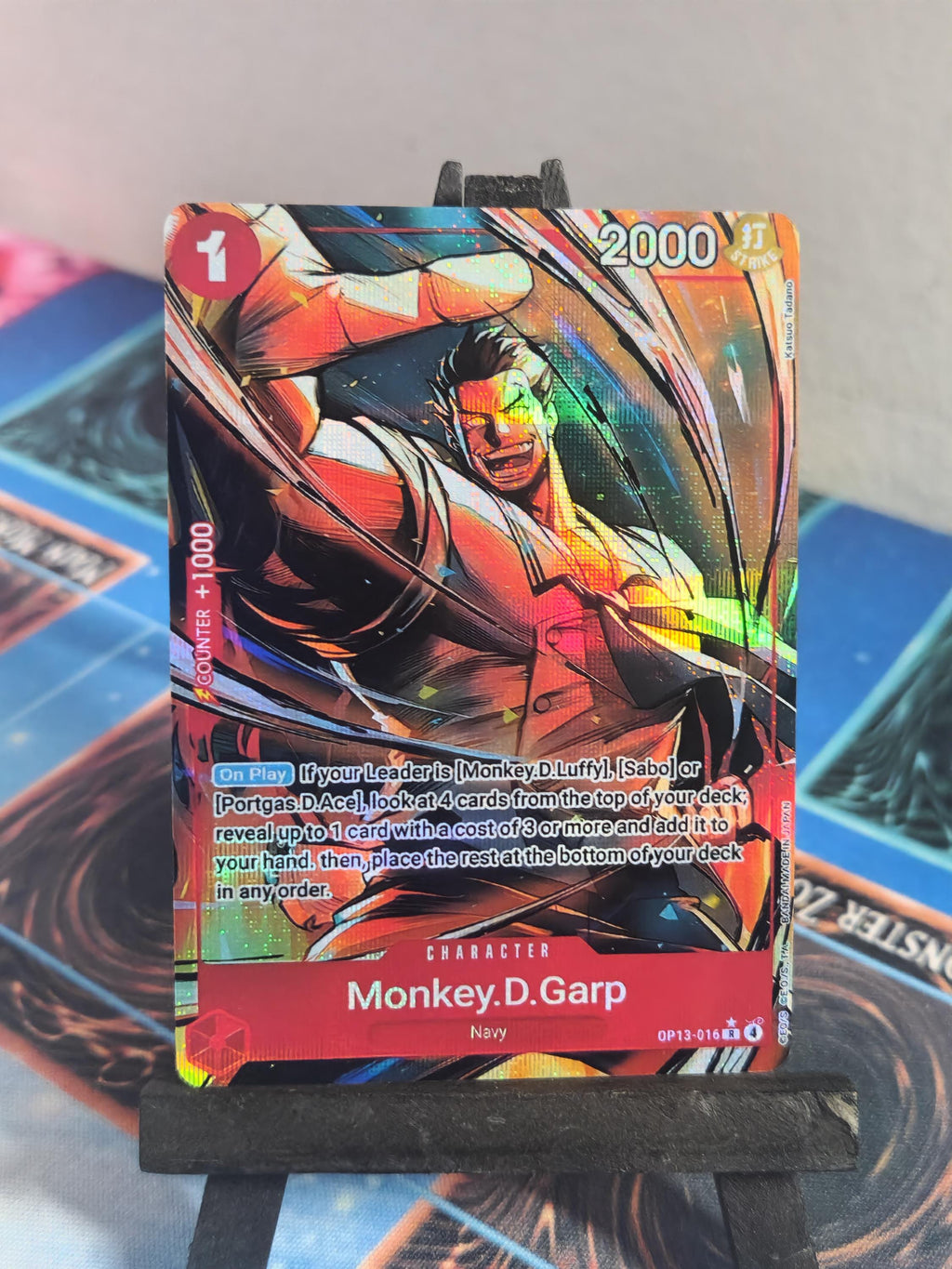 Monkey D Garp alt art op13-016 One Piece proxy