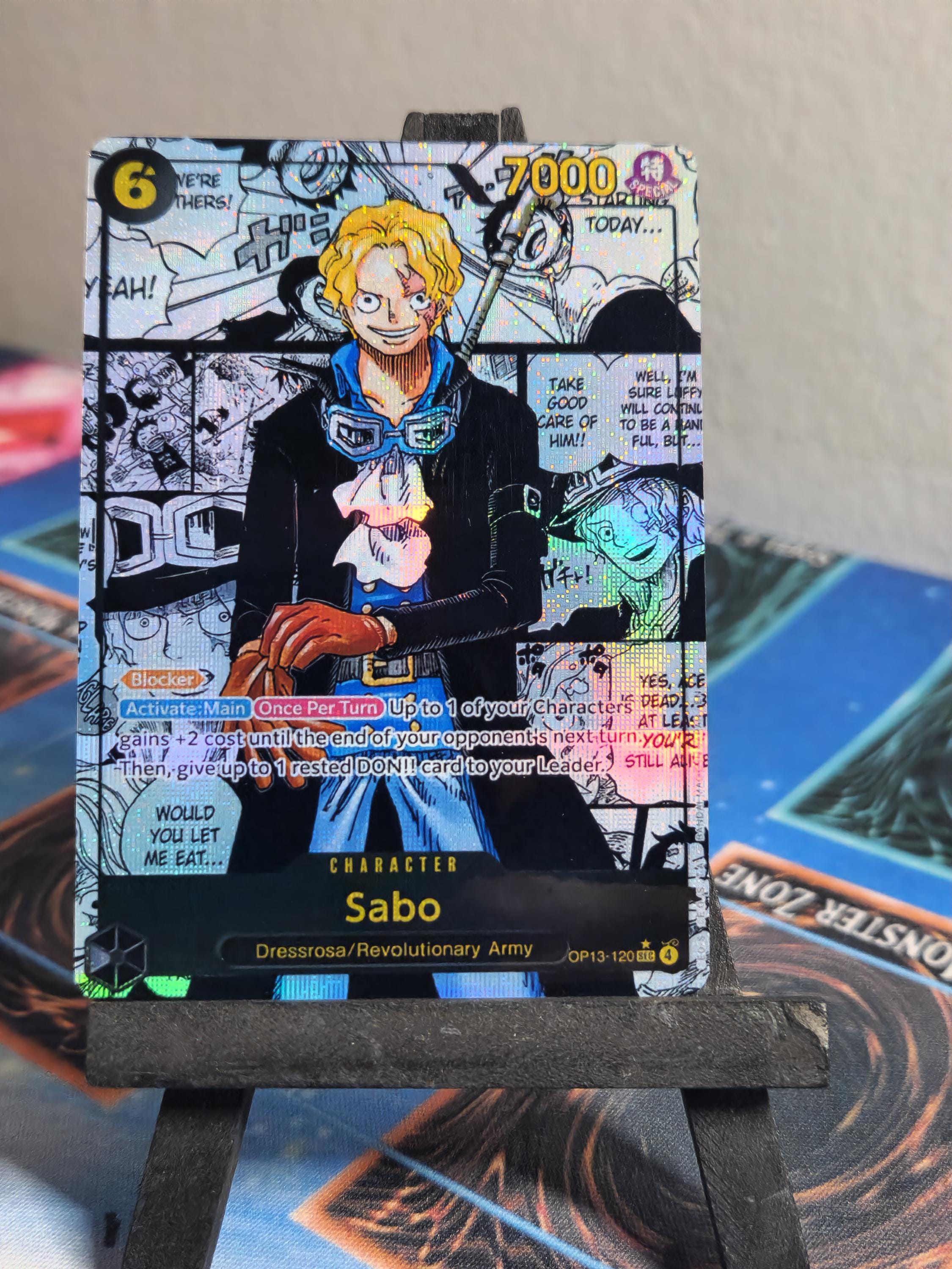 Sabo manga alt art op13-120 One Piece Proxy op13