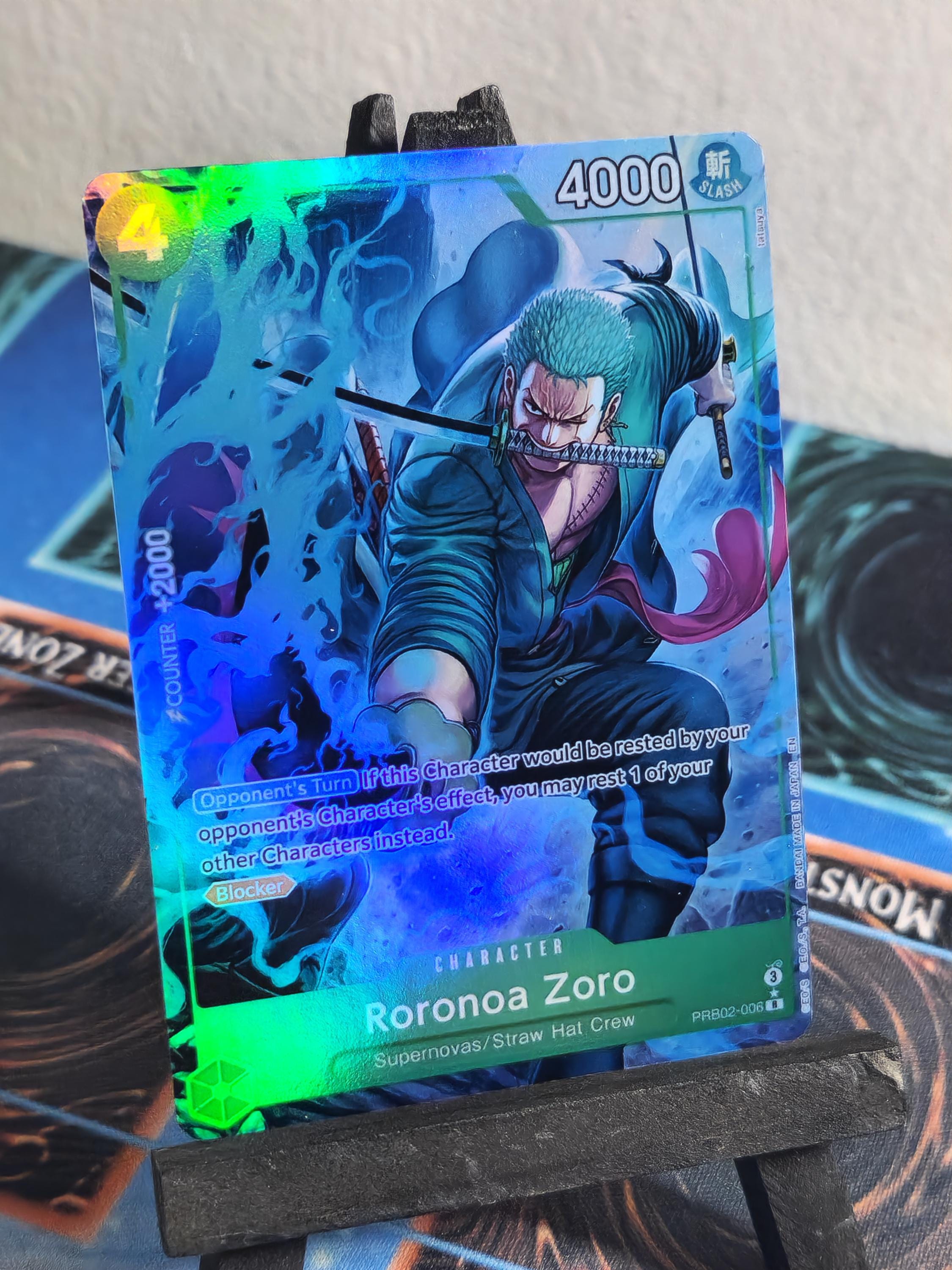 Roronoa Zoro alt art PRB02-006 One Piece proxy