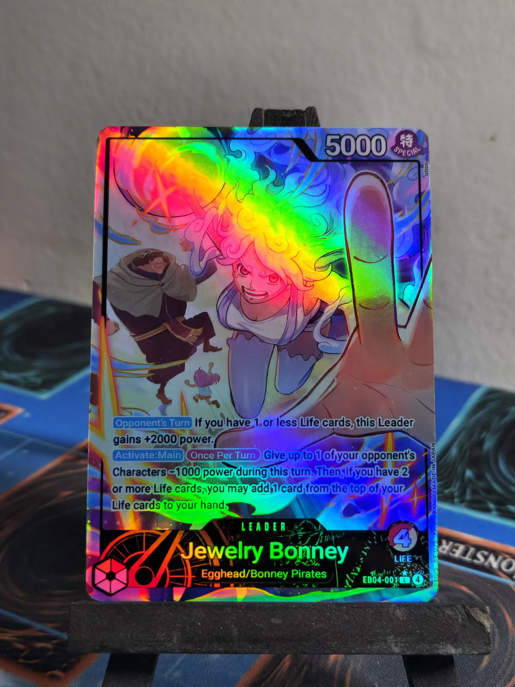 Jewelery Bonney Leader alt art EB04-001 One Piece Proxy