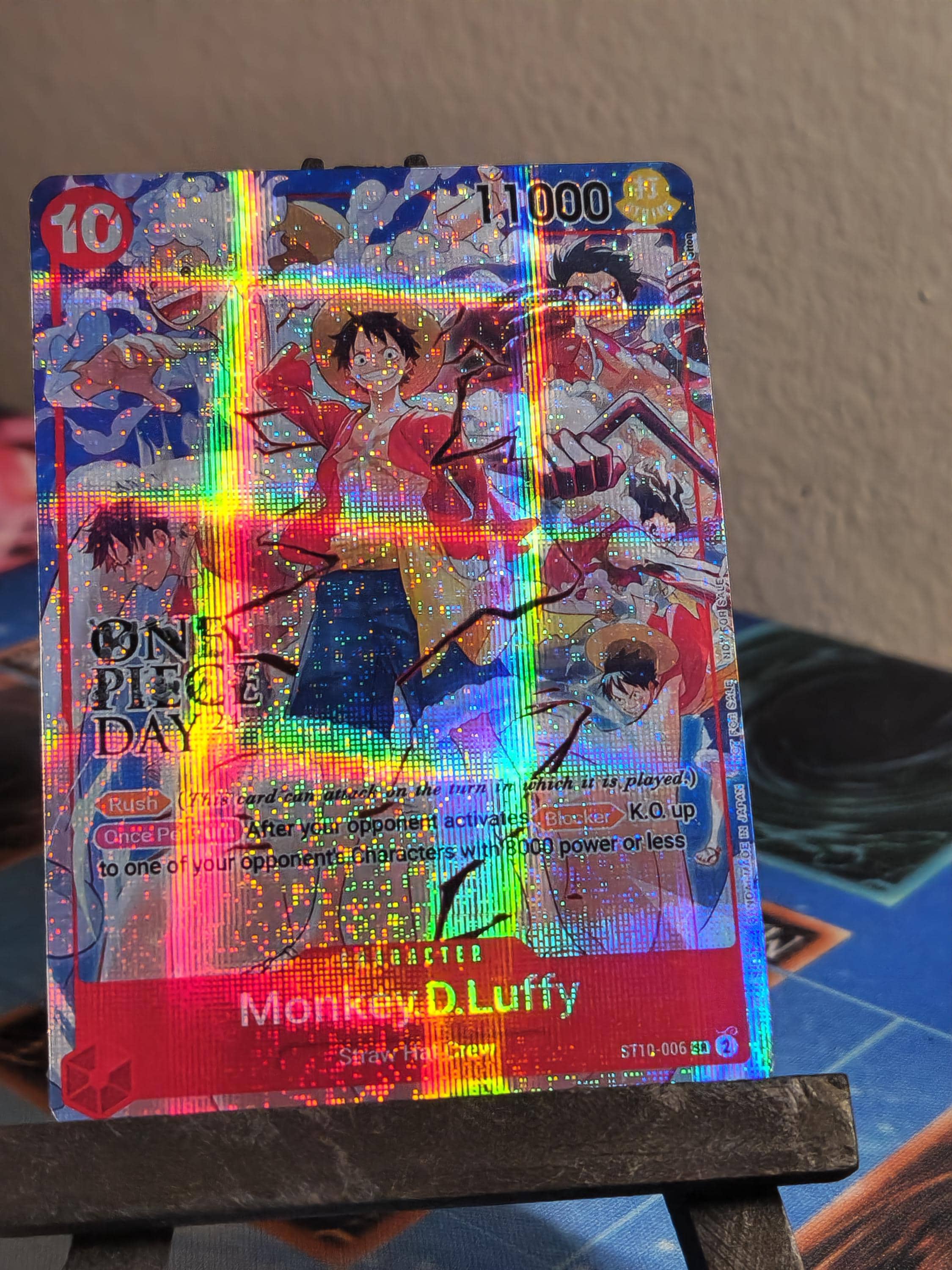 Monkey D Luffy Promo St10-006 One Piece Proxy Card