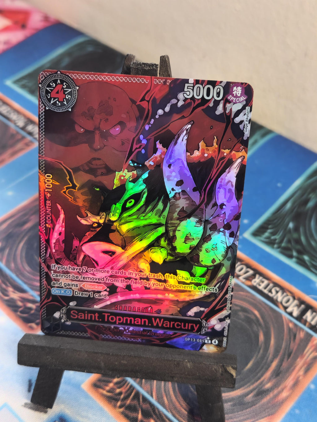 Saint Toppman Warcry alt art op13-089 One Piece proxy