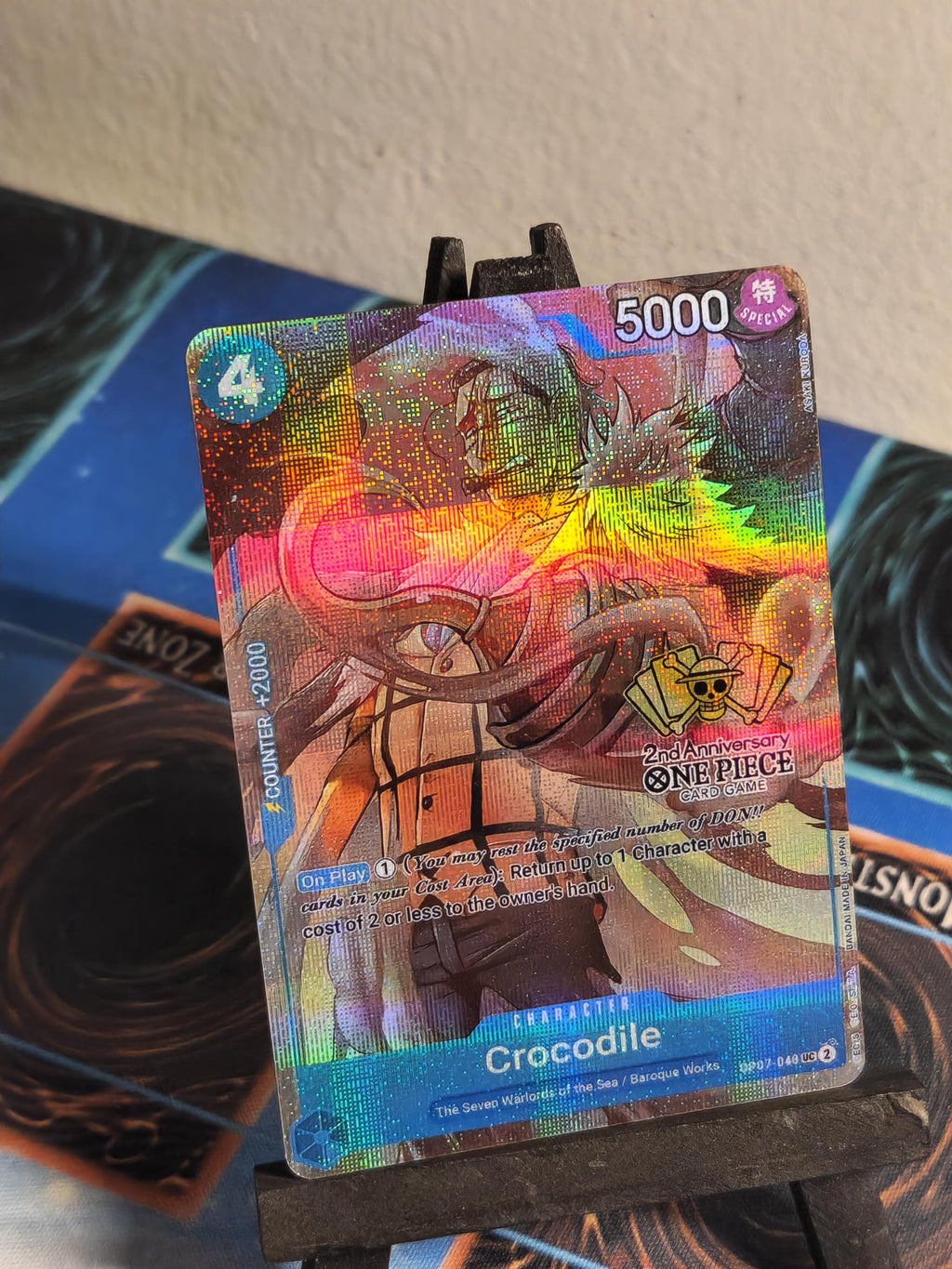 Crocodile 2nd Anniversary alt art op07-040 One Piece proxy