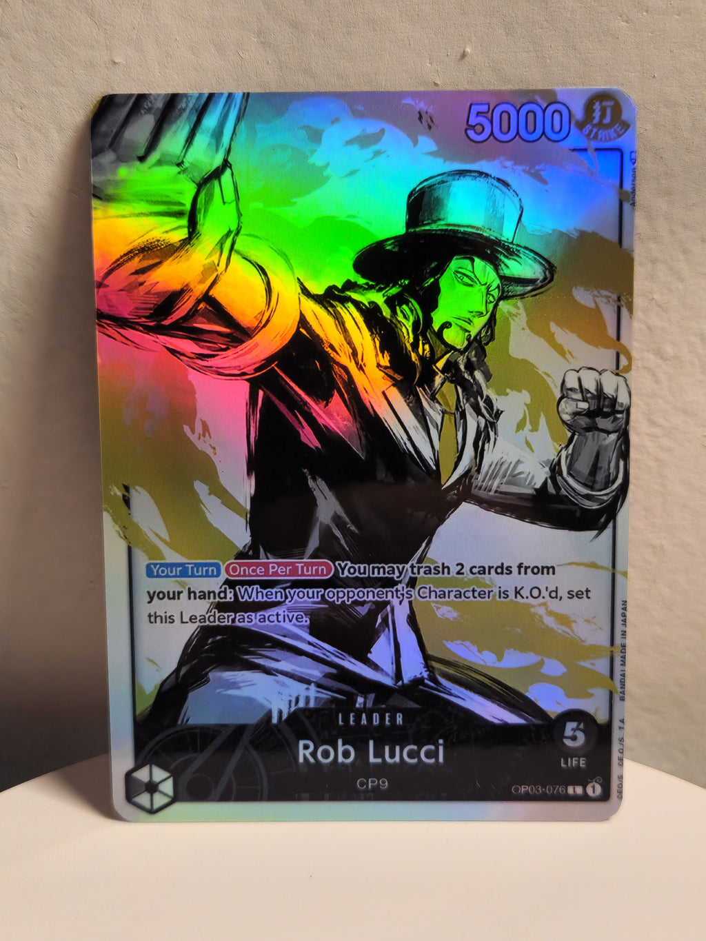 Rob Lucci leader op03-076 One Piece Proxy