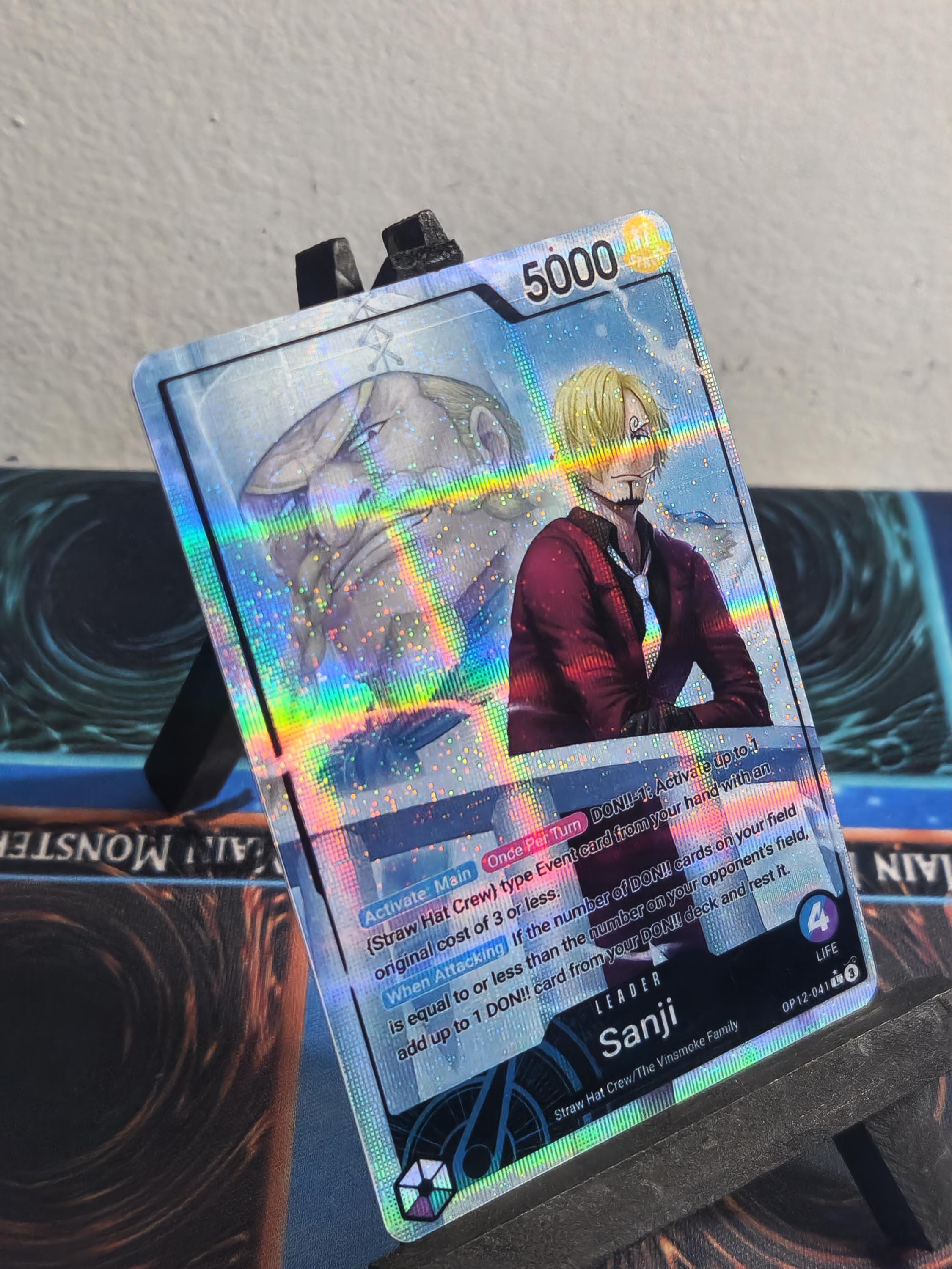 Sanji Leader alt art op12-041 One Piece proxy