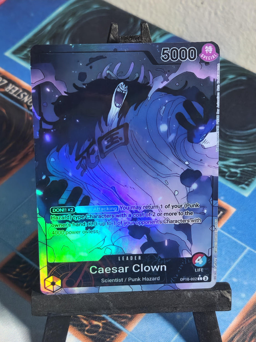 Caesar Clown Leader alt art  OP10-002 One Piece Proxy Card