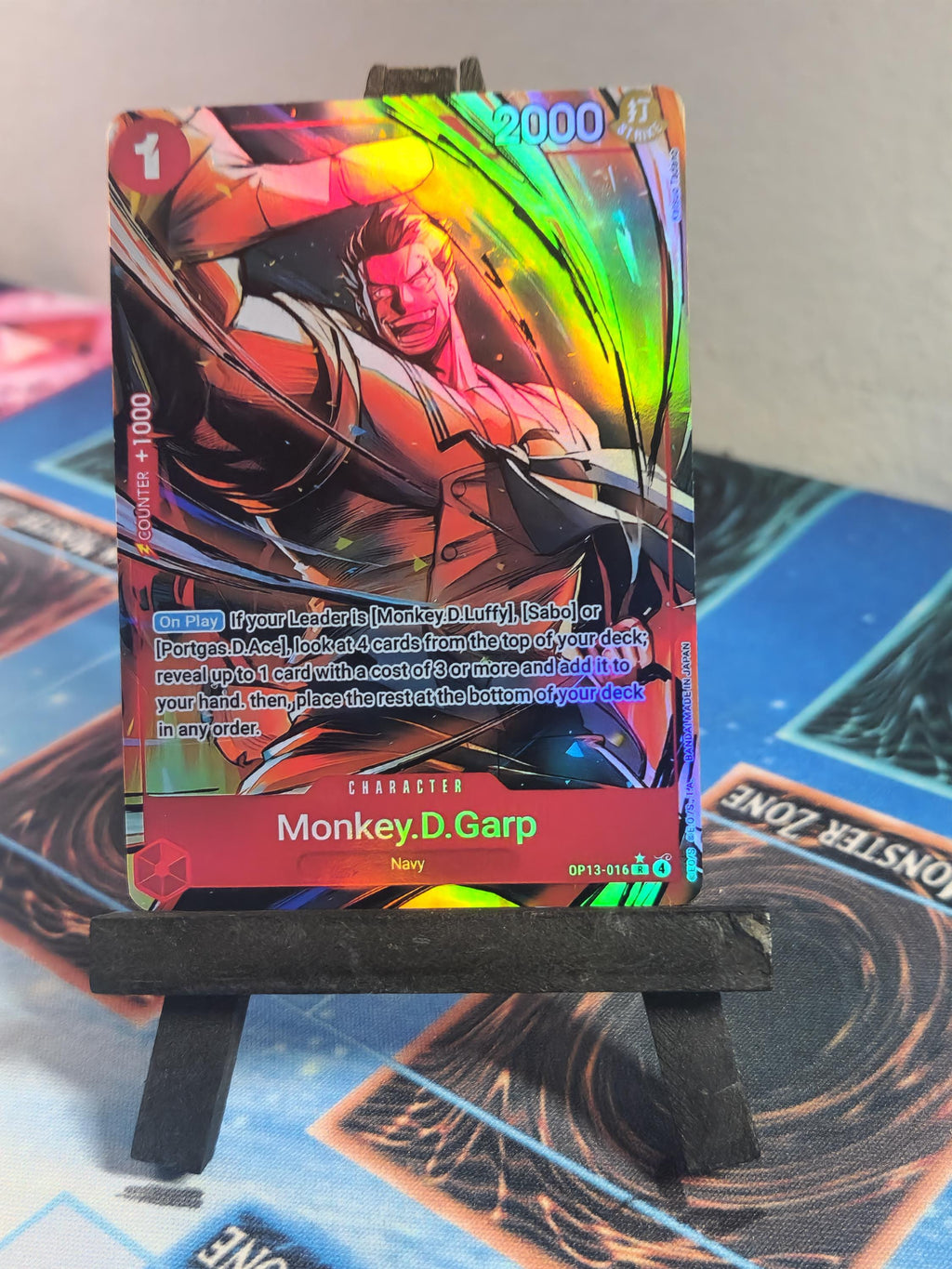Monkey D Garp alt art op13-016 One Piece proxy