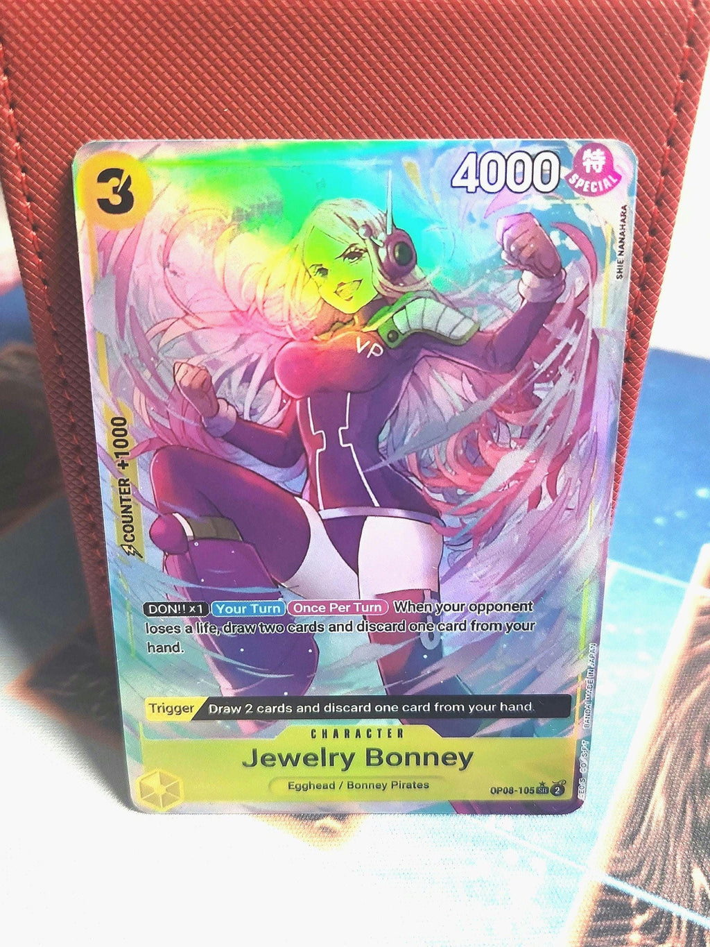 One Piece Jewelry Bonney alt art op08-105 proxy