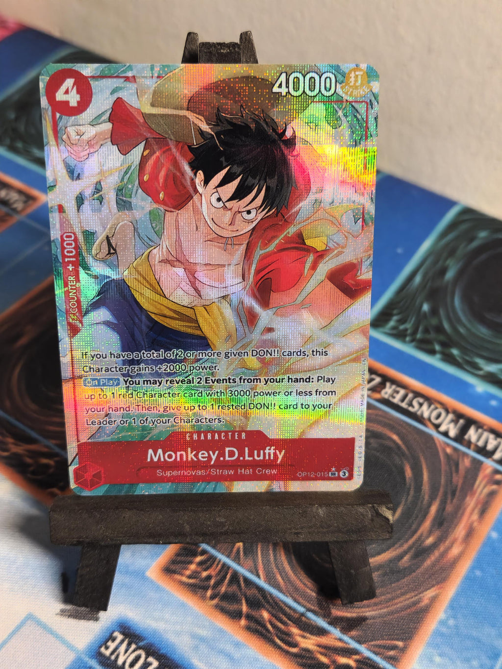 Monkey D Luffy alt art op12-015 One Piece proxy