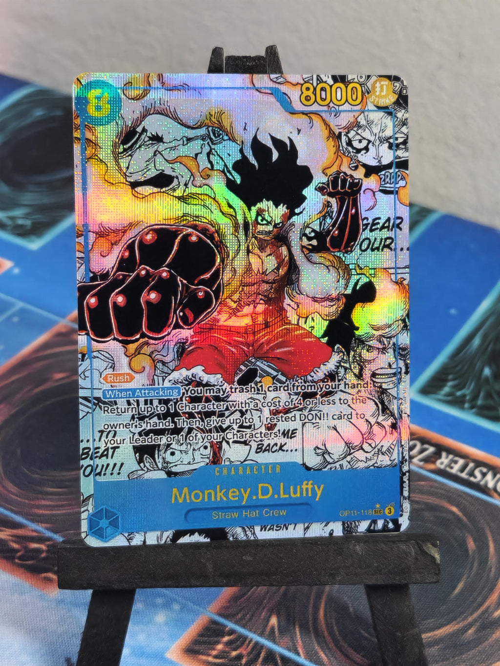 Monkey D Luffy Manga Alt Art OP11-118 One Piece Proxy