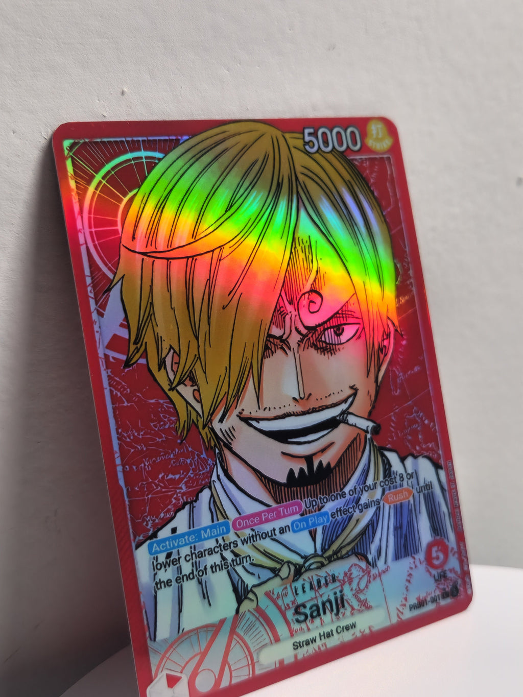 Sanji Leader Alt Art PRB01-001 One Piece Proxy Card