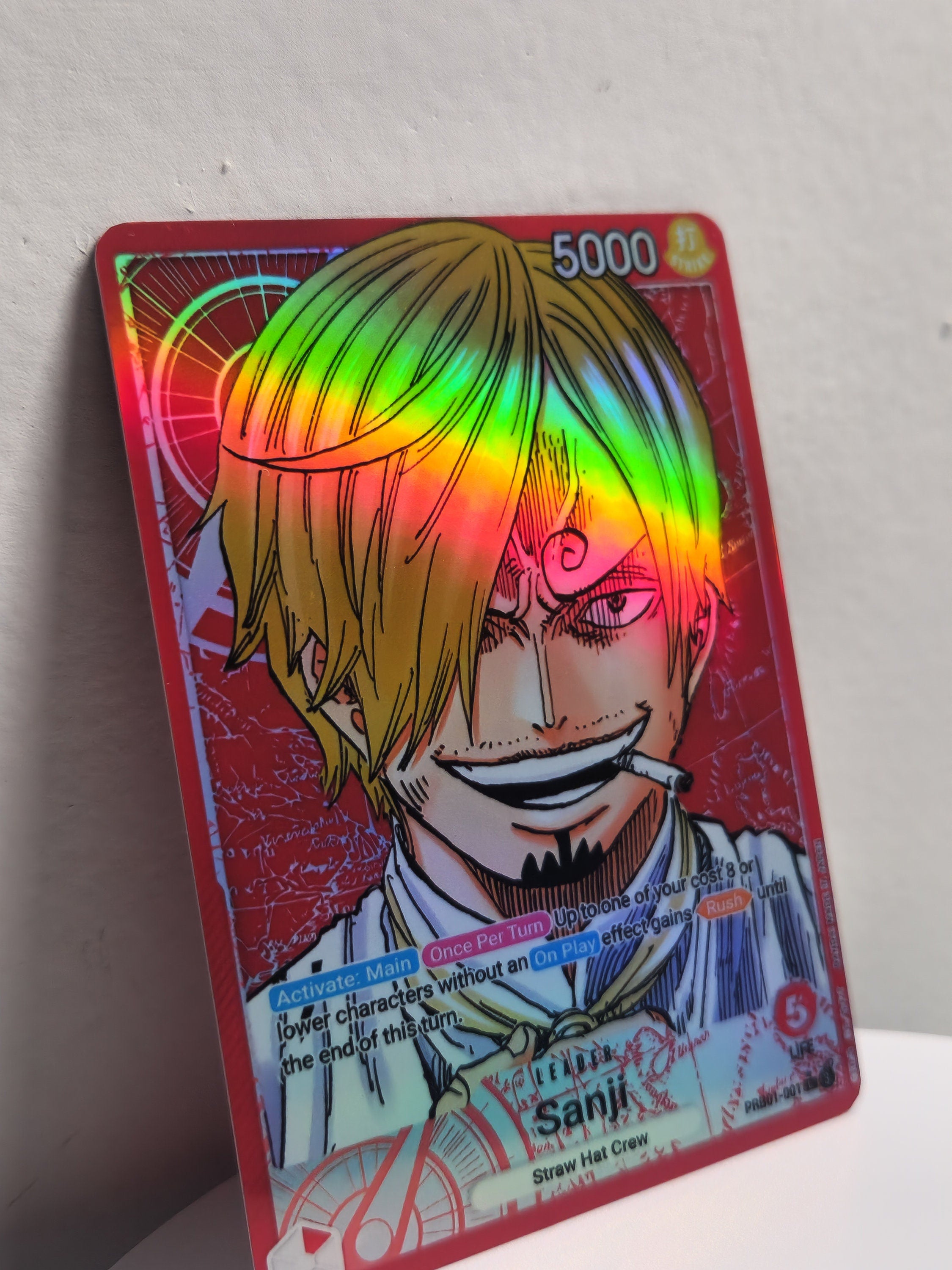 Sanji Leader Alt Art PRB01-001 One Piece Proxy Card