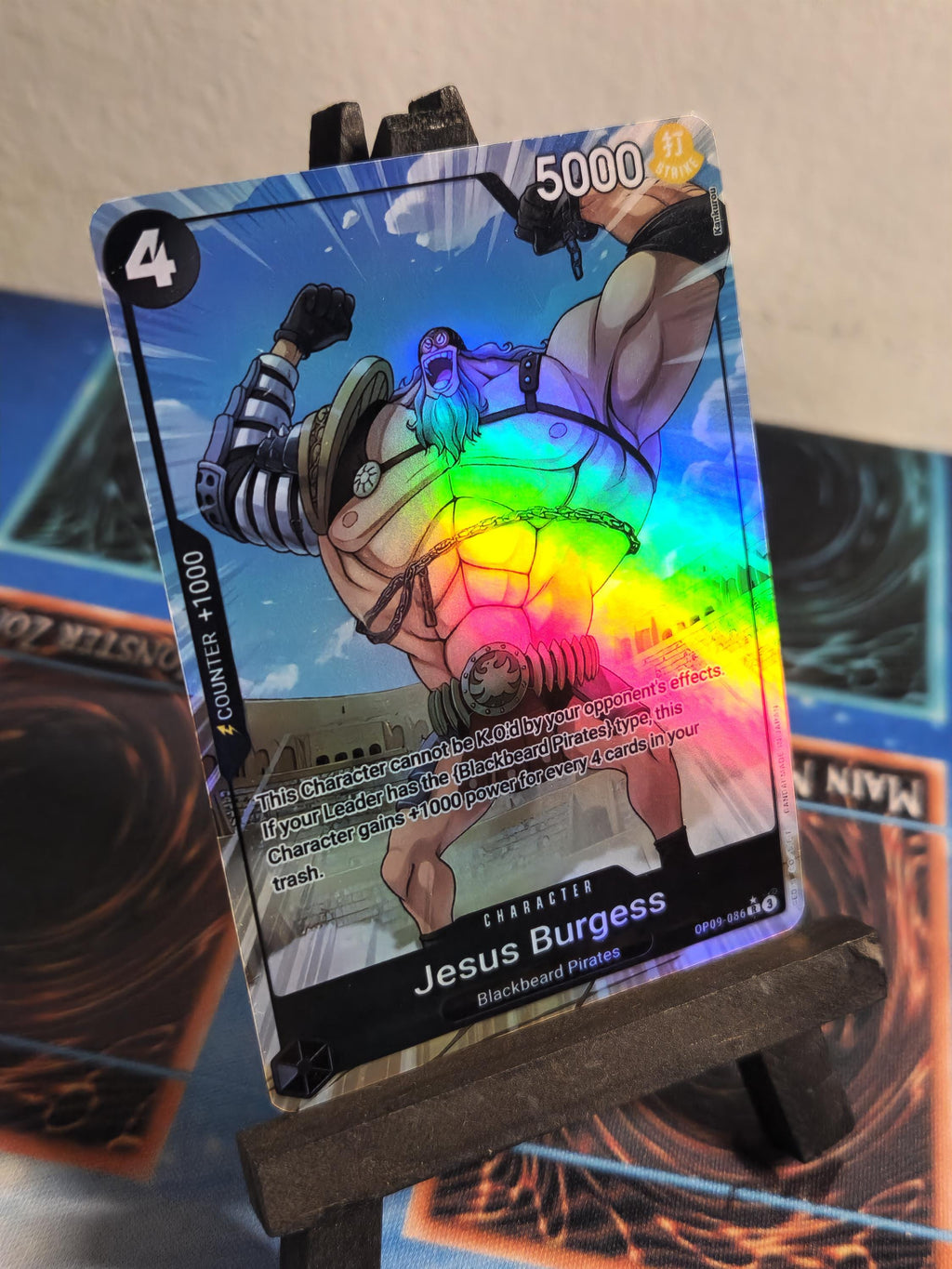 Jesus Burgess alt art PRB02 OP09-082 One Piece proxy