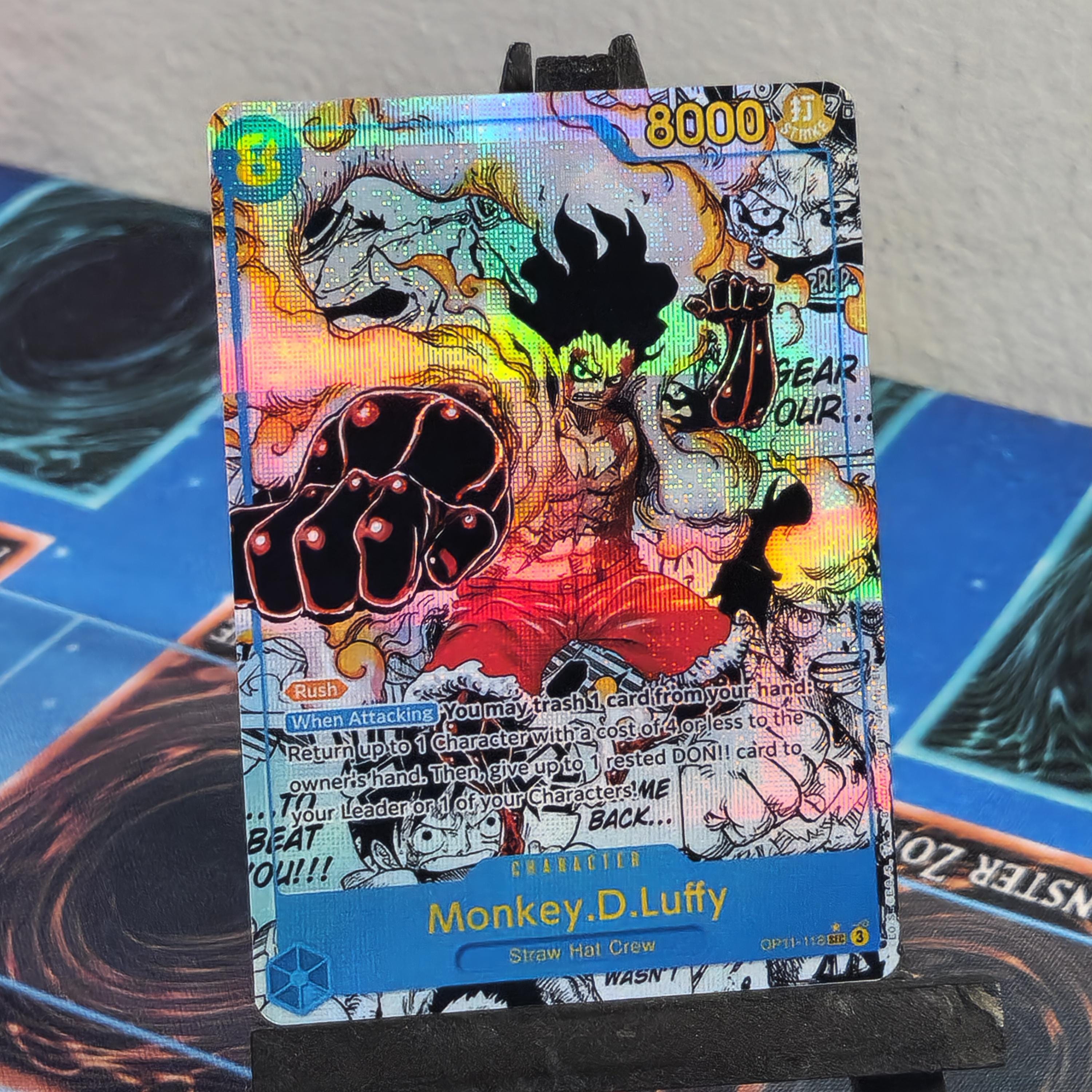 Monkey D Luffy Manga Alt Art OP11-118 One Piece Proxy
