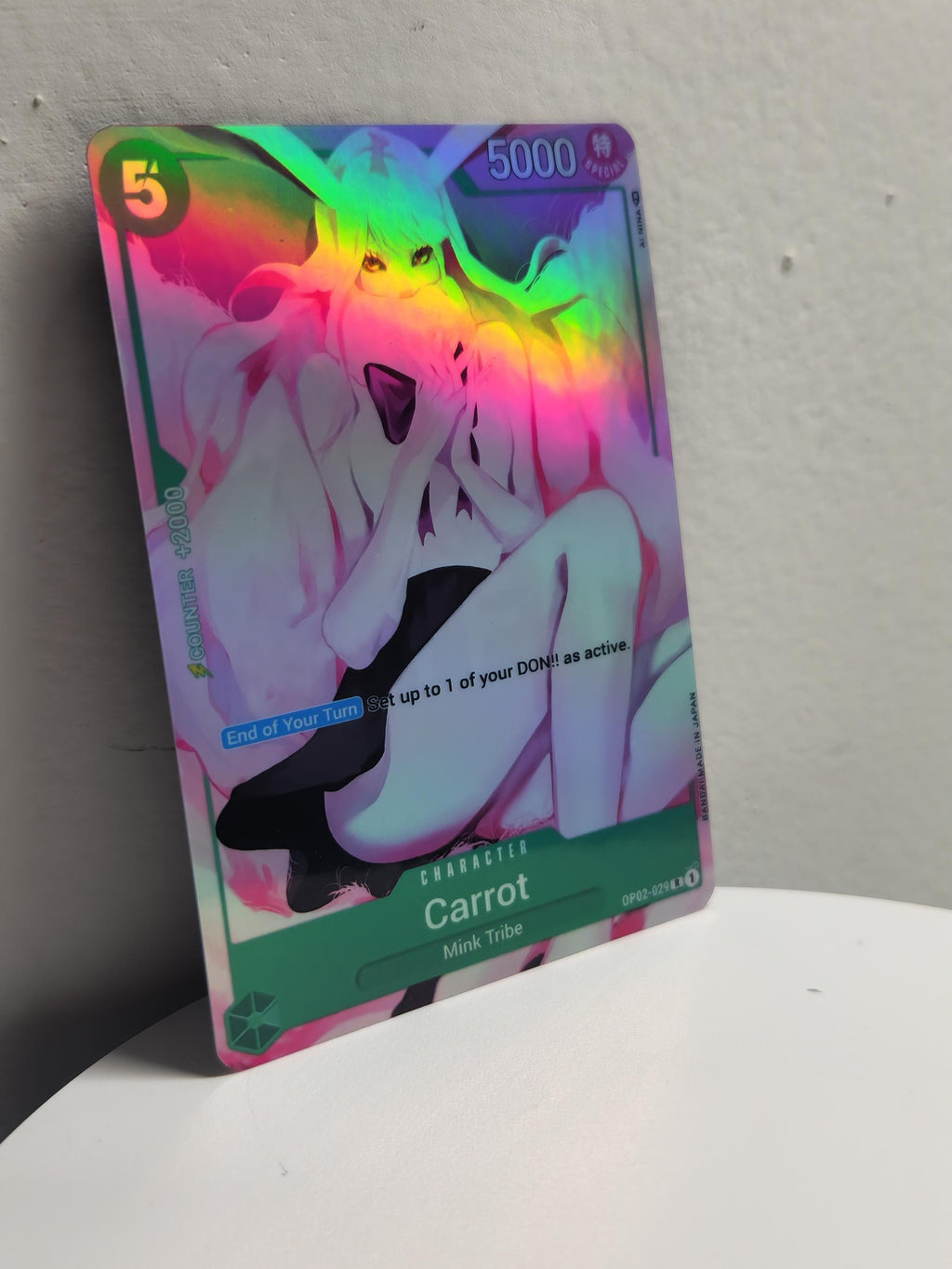 Carrot Asia Only alt art op02-092 One Piece Proxy