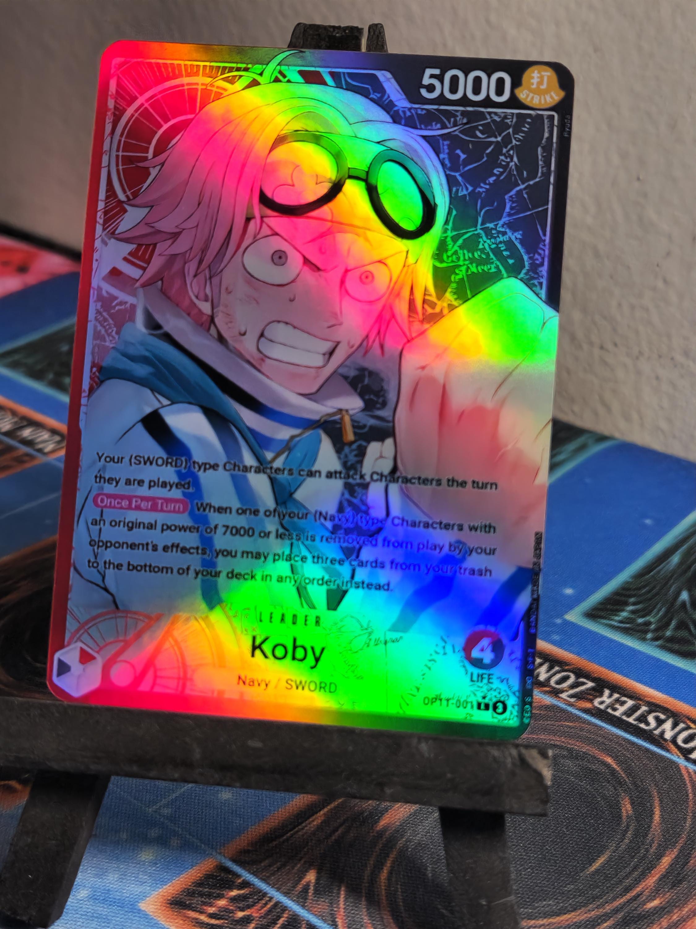 Koby Leader Alt Art OP11-001 One Piece Proxy