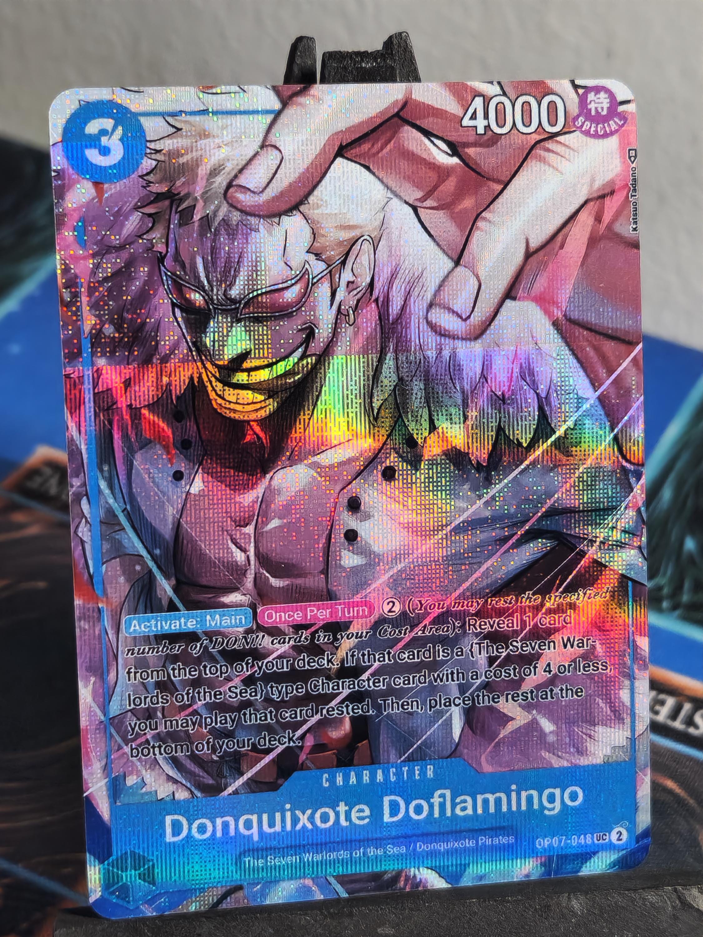 Donquixote Doflamingo 2nd Anniversary alt art op07-048 One Piece proxy